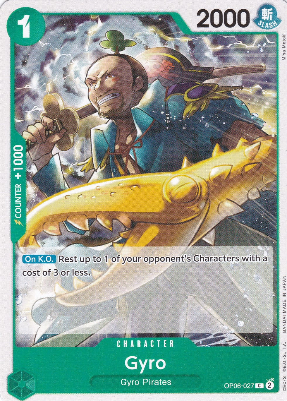 Gyro (OP06-027) - Common - Wings of the Captain