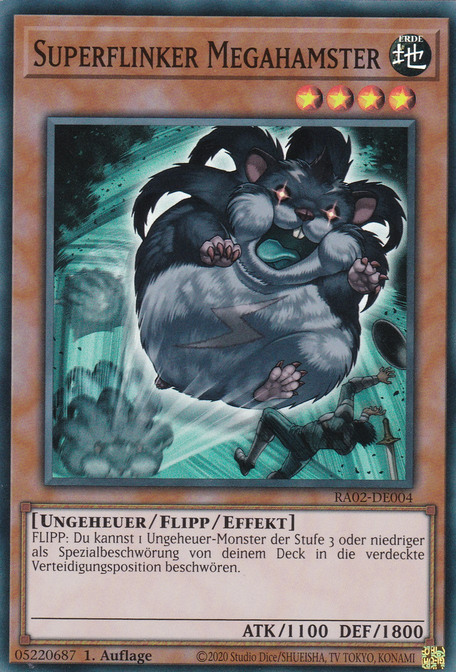 Superflinker Megahamster - RA02-DE004 - Super Rare - 1. Auflage - Deutsch - 25th Anniversary Rarity Collection II