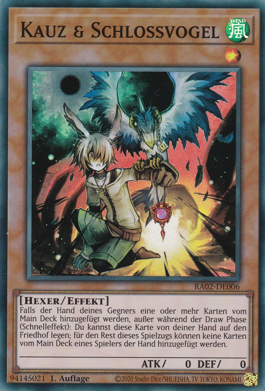 Kauz & Schlossvogel - RA02-DE006 - Super Rare - 1. Auflage - Deutsch - 25th Anniversary Rarity Collection II