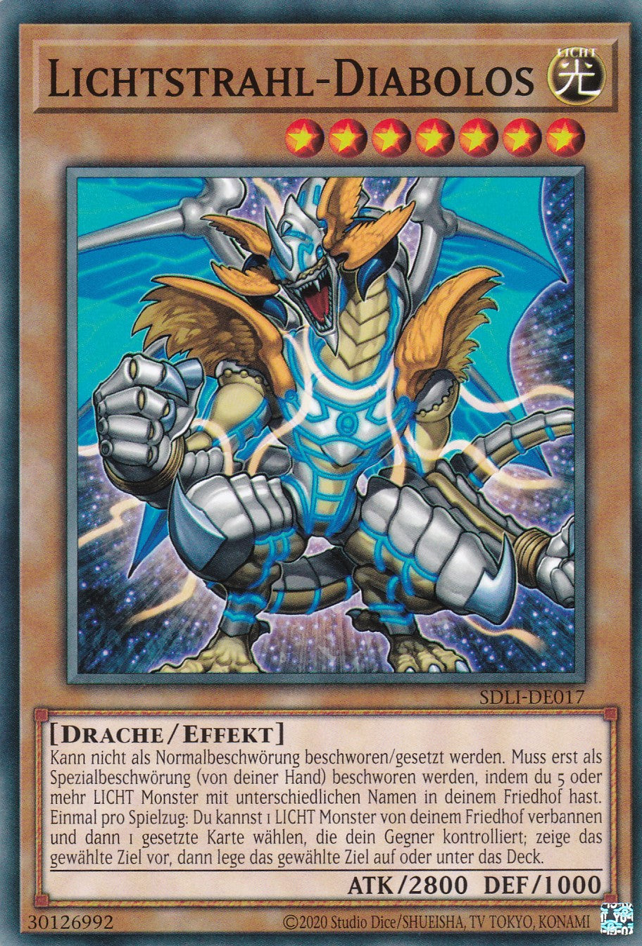 Lichtstrahl-Diabolos - SDLI-DE017 - Common - Deutsch - Unlimitierte Auflage - Structure Deck: The Realm of Light Einzelkarten