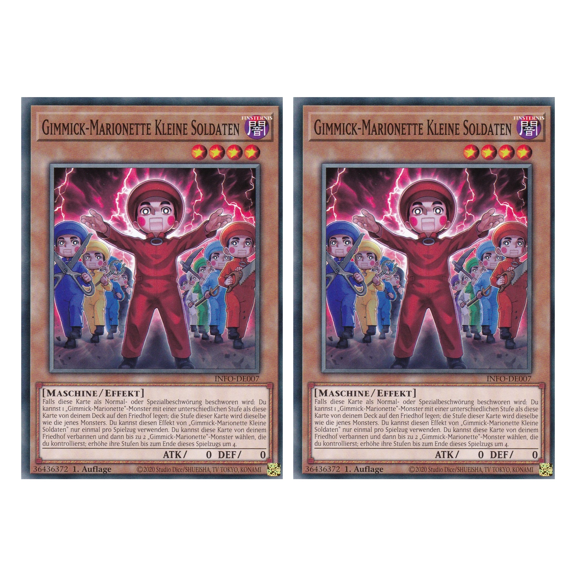 Gimmick-Marionette Kleine Soldaten - INFO-DE007 - Common - Deutsch - 1. Auflage - The Infinite Forbidden - Duo Set (2 Stück) - Yu-Gi-Oh!