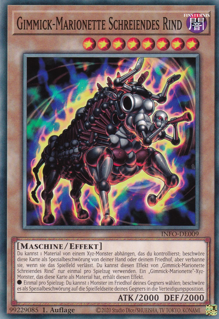 Gimmick-Marionette Schreiendes Rind - INFO-DE009 - Common - Deutsch - 1. Auflage - The Infinite Forbidden