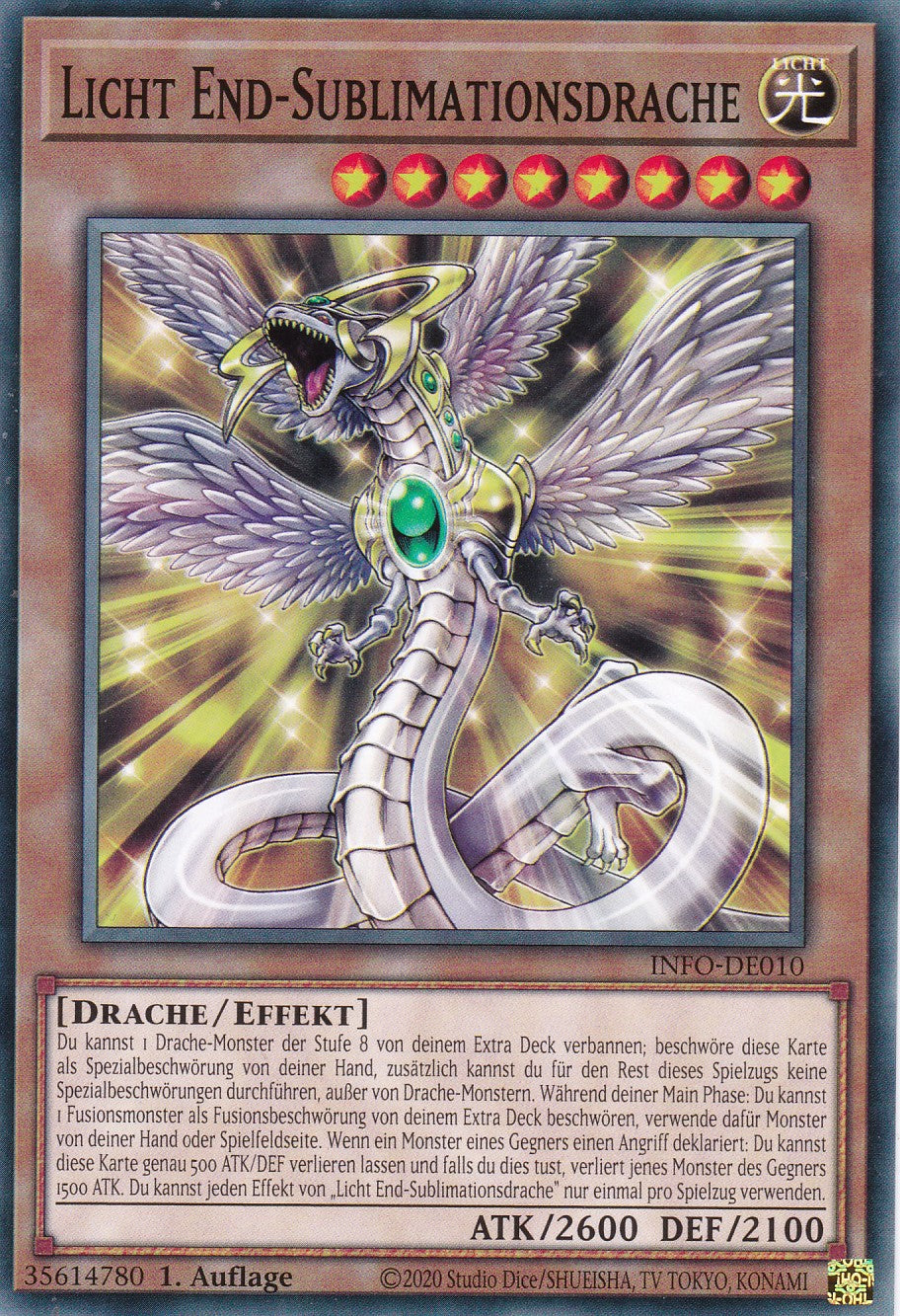 Licht End-Sublimationsdrache - INFO-DE010 - Common - Deutsch - 1. Auflage - The Infinite Forbidden