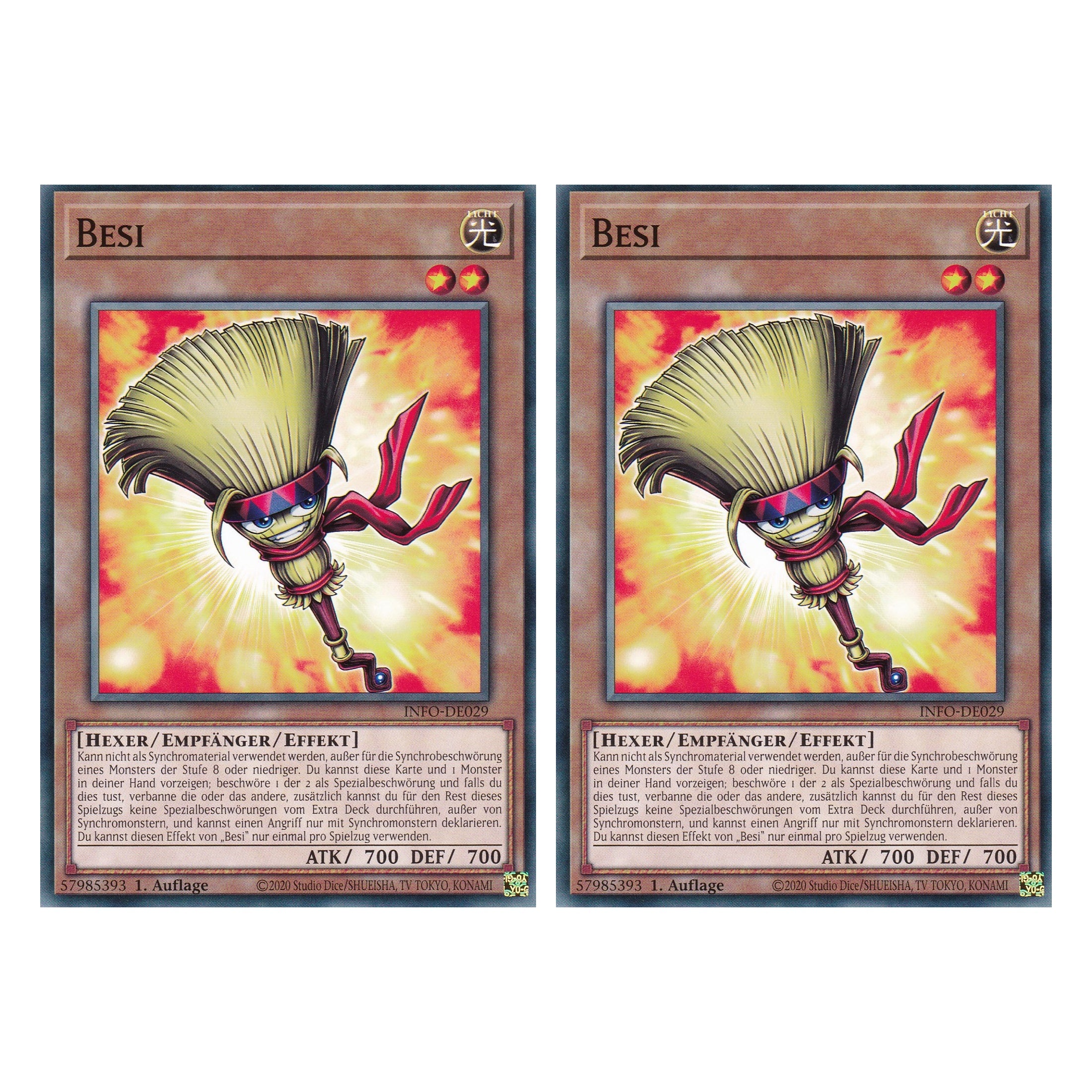 Besi - INFO-DE029 - Common - Deutsch - 1. Auflage - The Infinite Forbidden - Duo Set (2 Stück) - Yu-Gi-Oh!