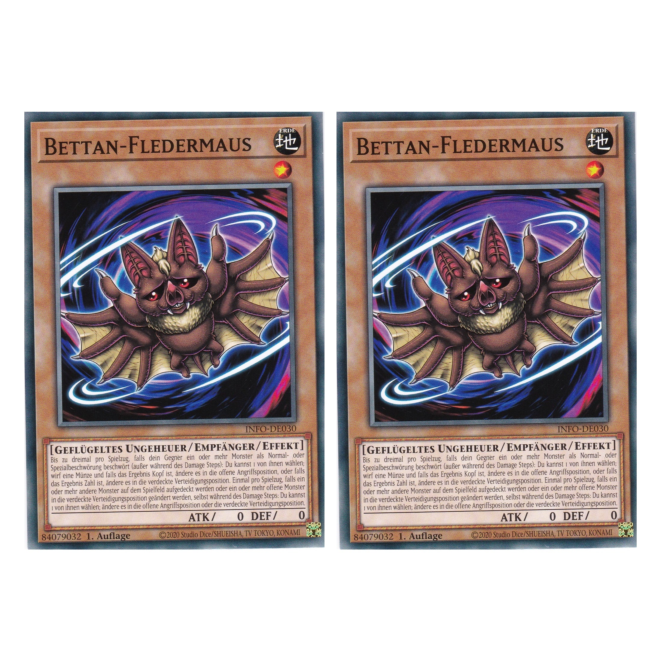 Bettan-Fledermaus - INFO-DE030 - Common - Deutsch - 1. Auflage - The Infinite Forbidden - Duo Set (2 Stück) - Yu-Gi-Oh!