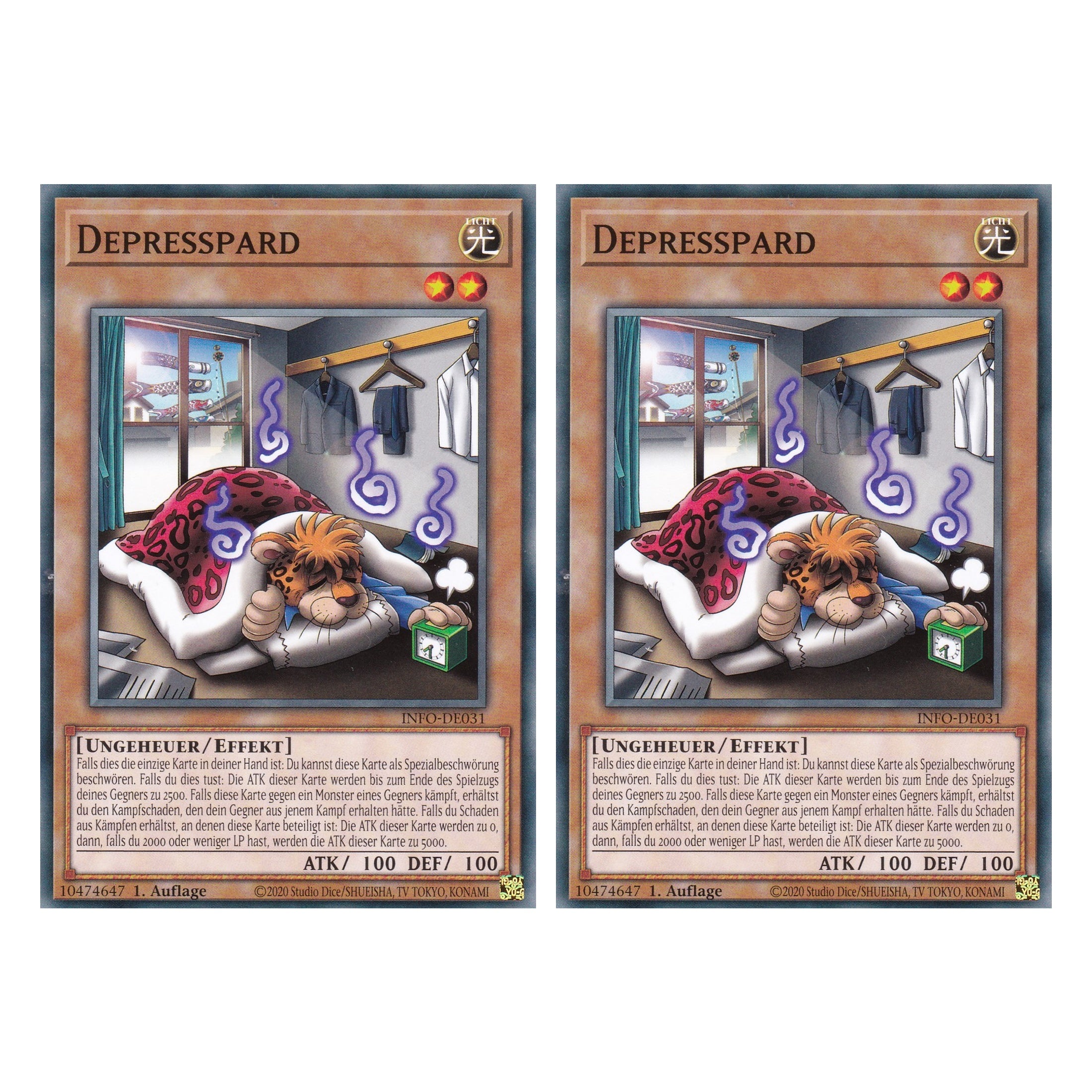 Depresspard - INFO-DE031 - Common - Deutsch - 1. Auflage - The Infinite Forbidden - Duo Set (2 Stück) - Yu-Gi-Oh!