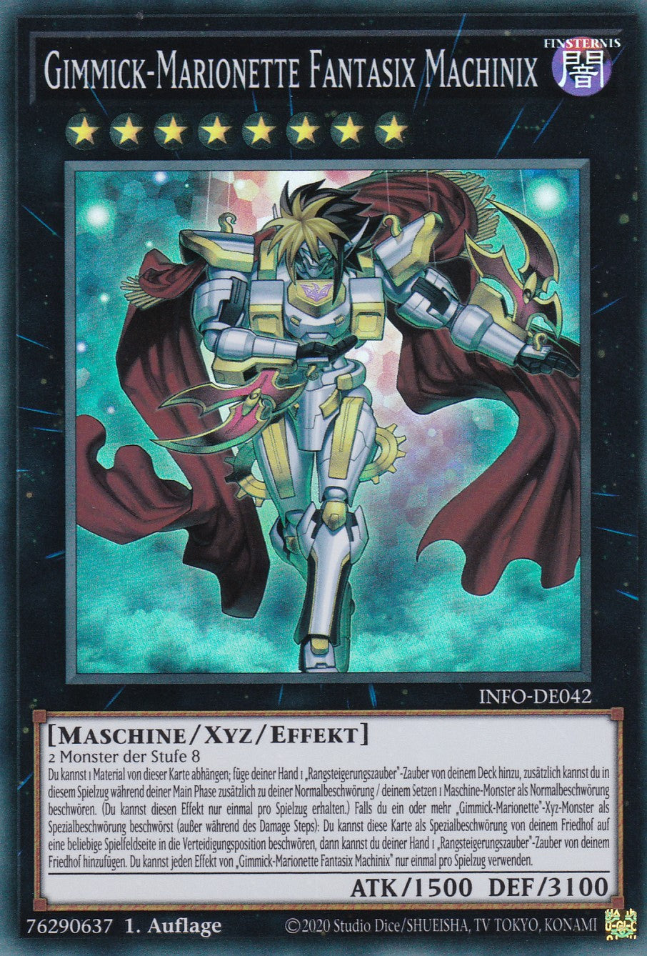Gimmick-Marionette Fantasix Machinix - INFO-DE042 - Super Rare - Deutsch - 1. Auflage - The Infinite Forbidden
