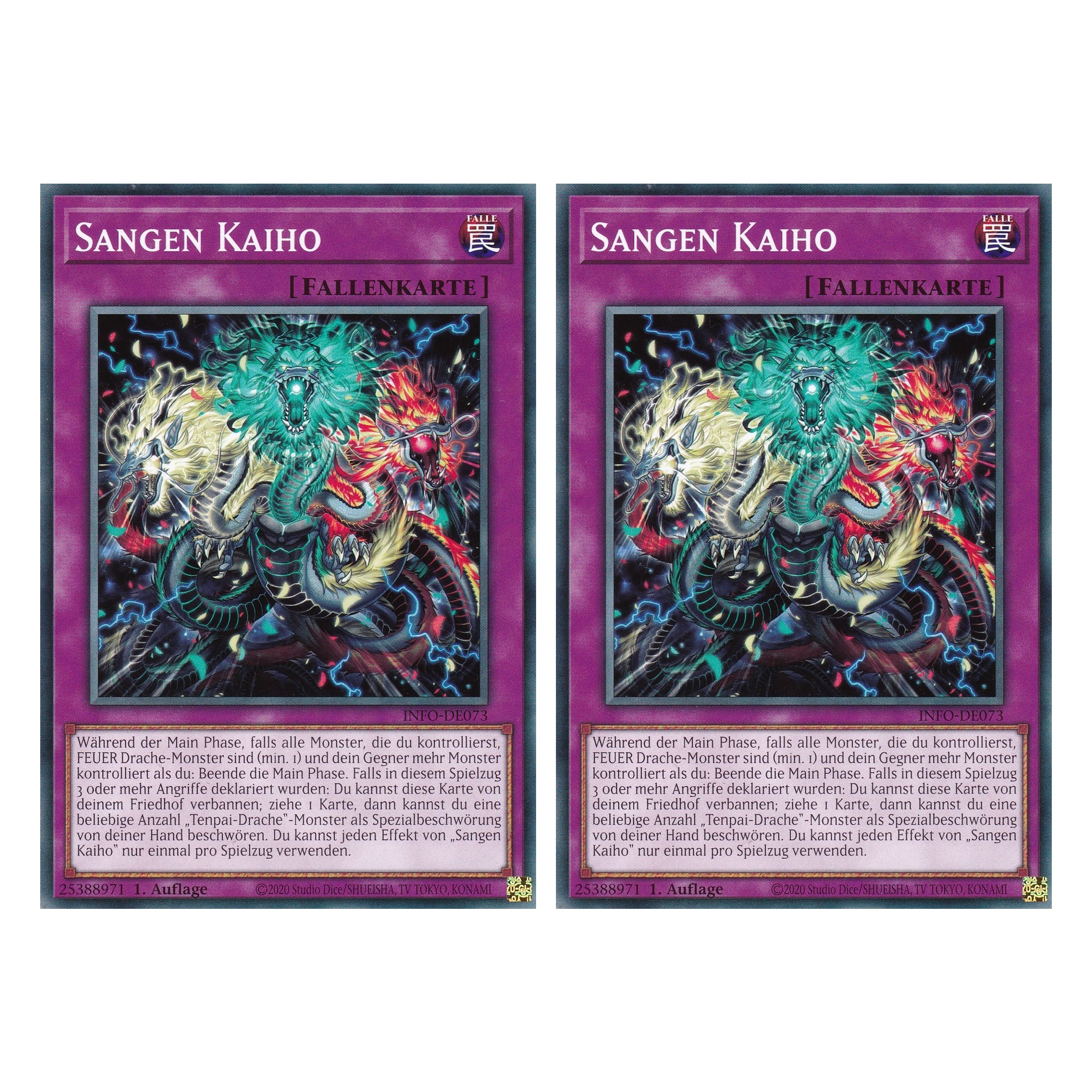 Sangen Kaiho - INFO-DE073 - Common - Deutsch - 1. Auflage - The Infinite Forbidden - Duo Set (2 Stück) - Yu-Gi-Oh!
