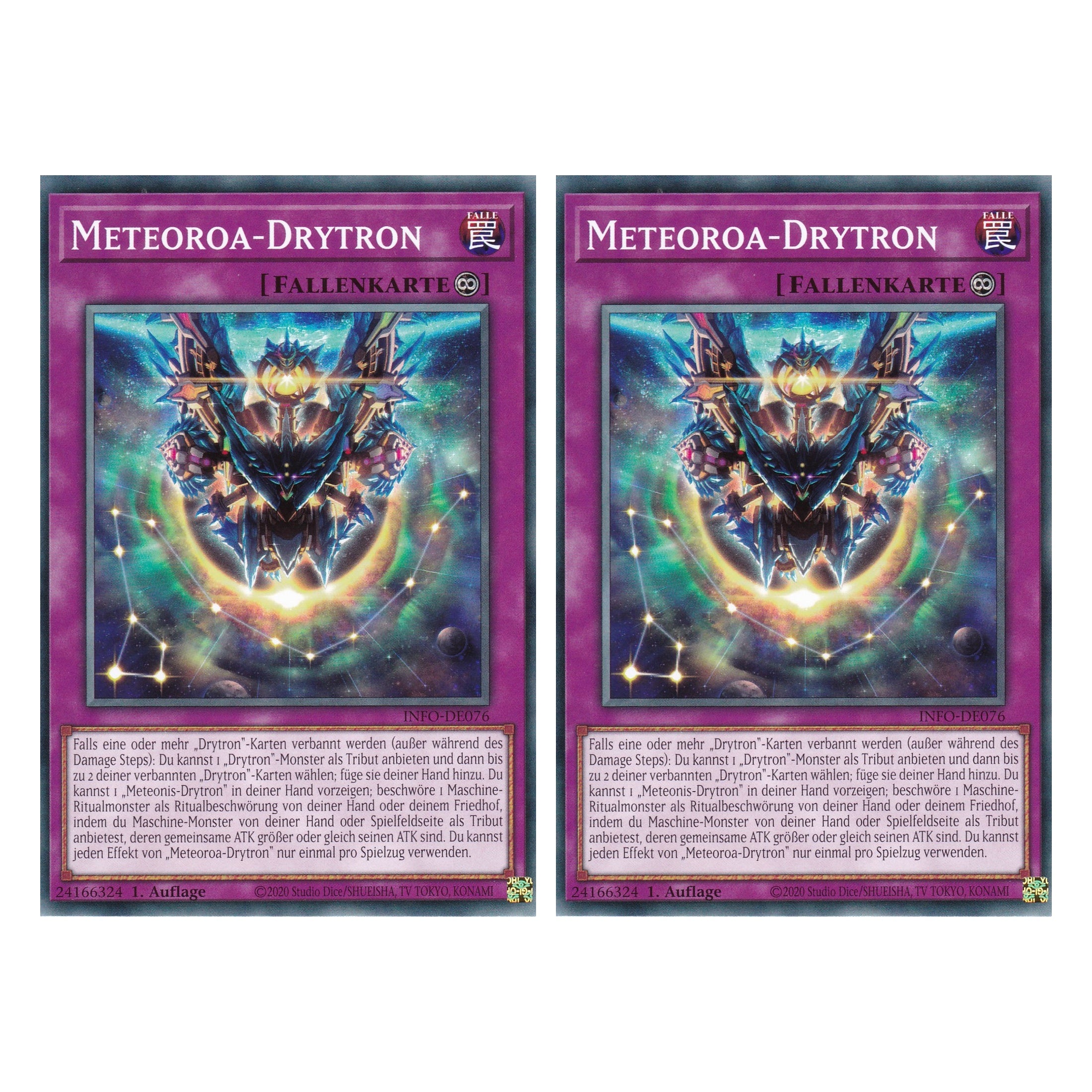 Meteoroa-Drytron - INFO-DE078 - Common - Deutsch - 1. Auflage - The Infinite Forbidden - Duo Set (2 Stück) - Yu-Gi-Oh!