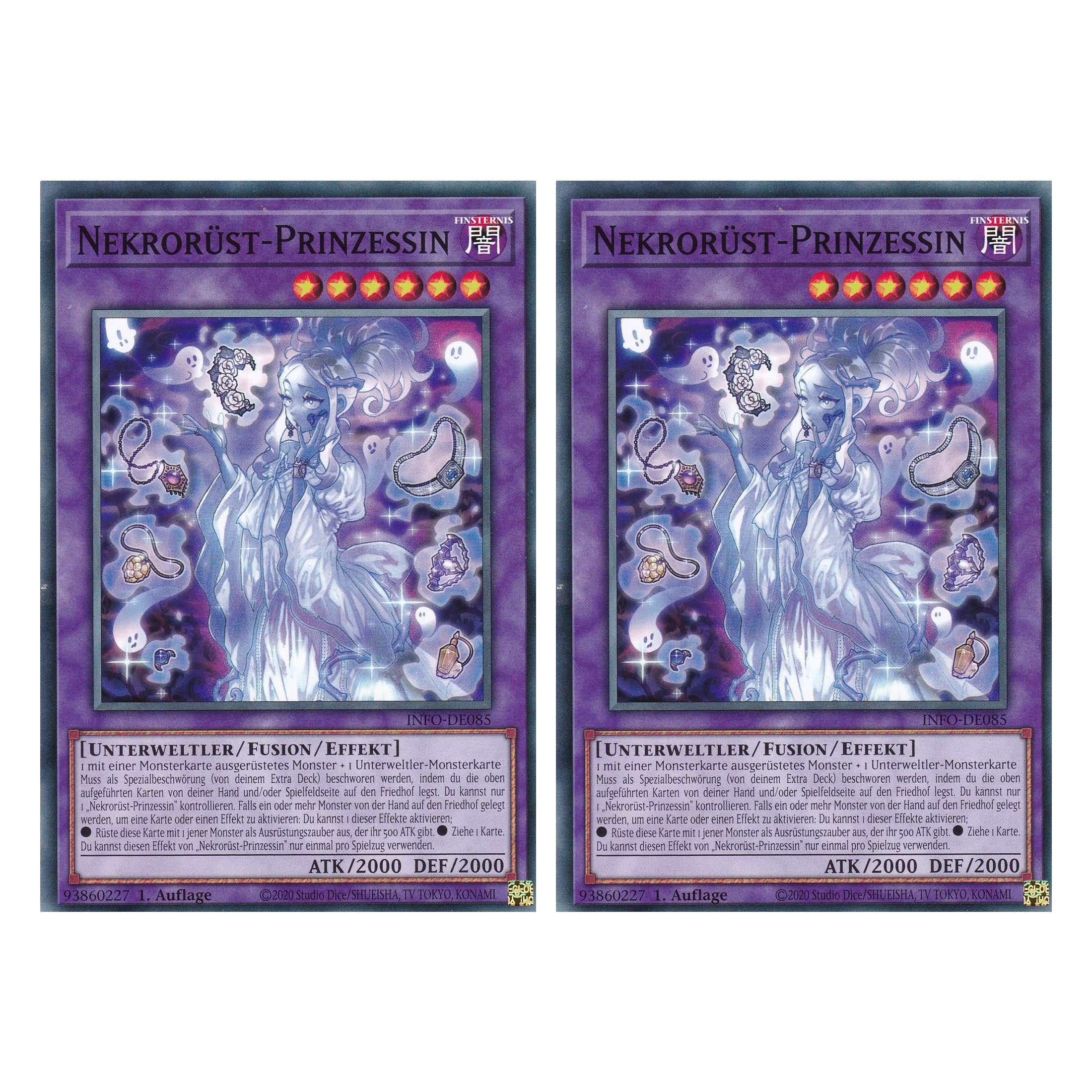 Nekrorüst-Prinzessin - INFO-DE085 - Common - Deutsch - 1. Auflage - The Infinite Forbidden - Duo Set (2 Stück) - Yu-Gi-Oh!