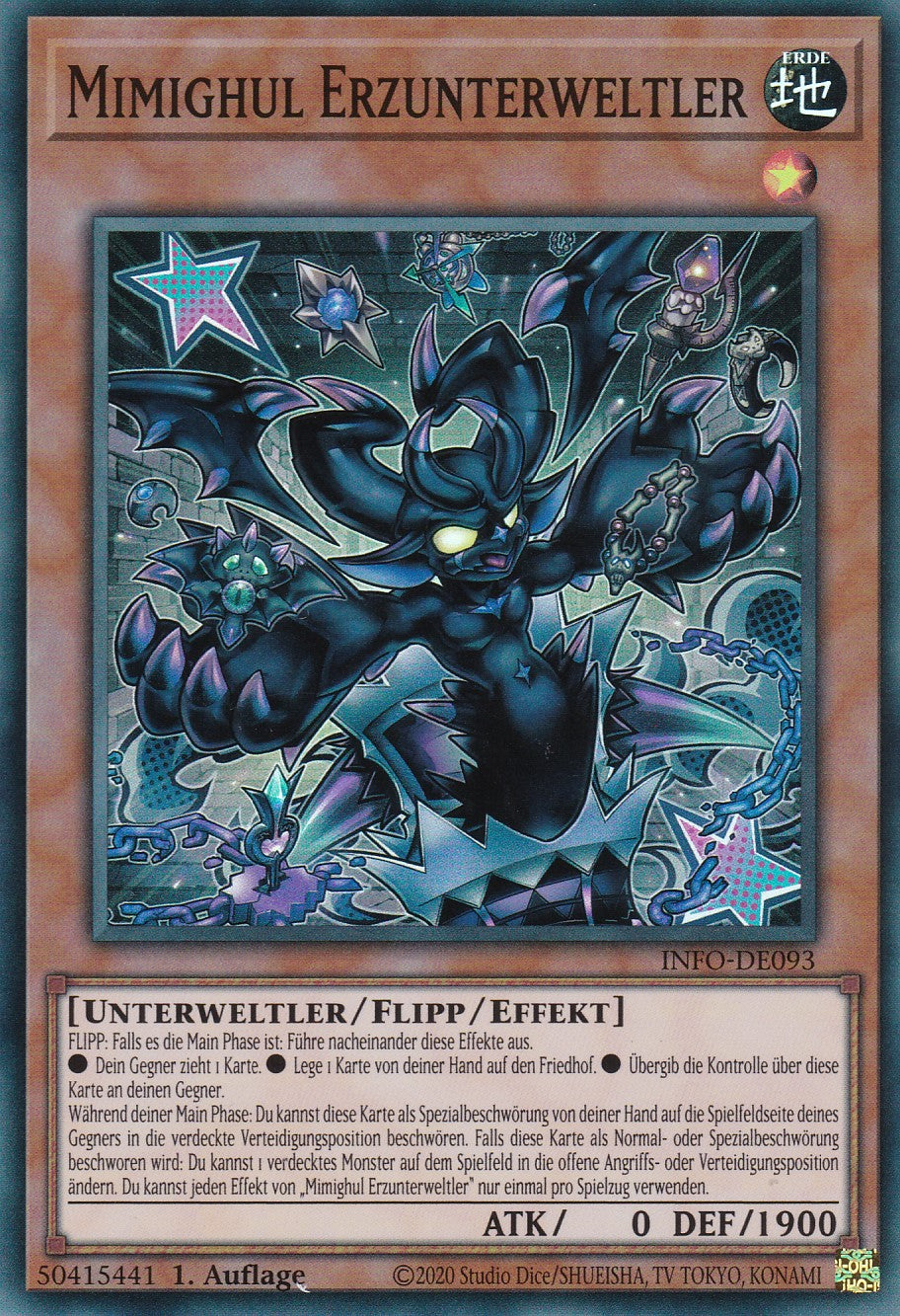 Mimighul Erzunterweltler - INFO-DE093 - Super Rare - Deutsch - 1. Auflage - The Infinite Forbidden