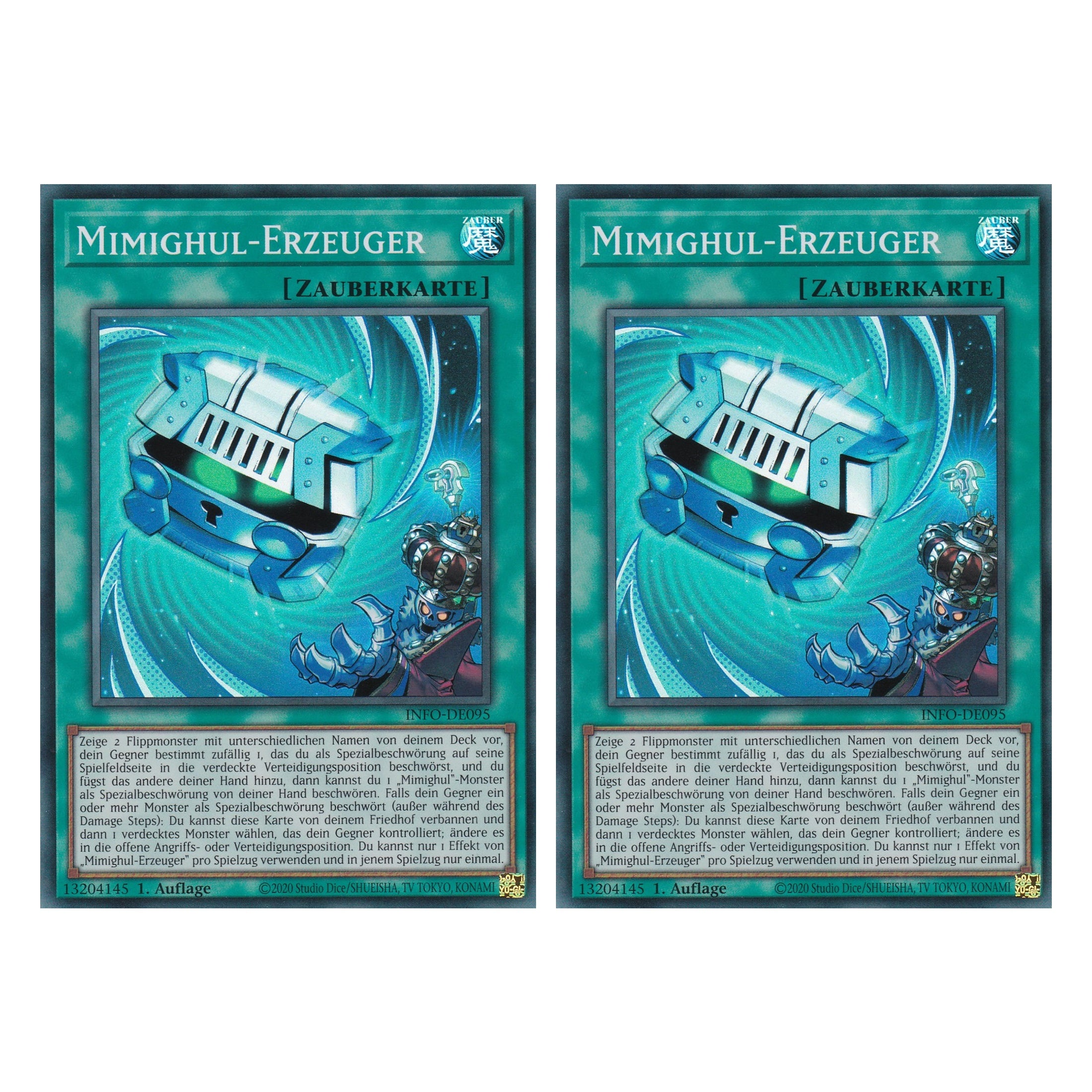 Mimighul-Erzeuger - INFO-DE095 - Super Rare - Deutsch - 1. Auflage - The Infinite Forbidden - Duo Set (2 Stück) - Yu-Gi-Oh!