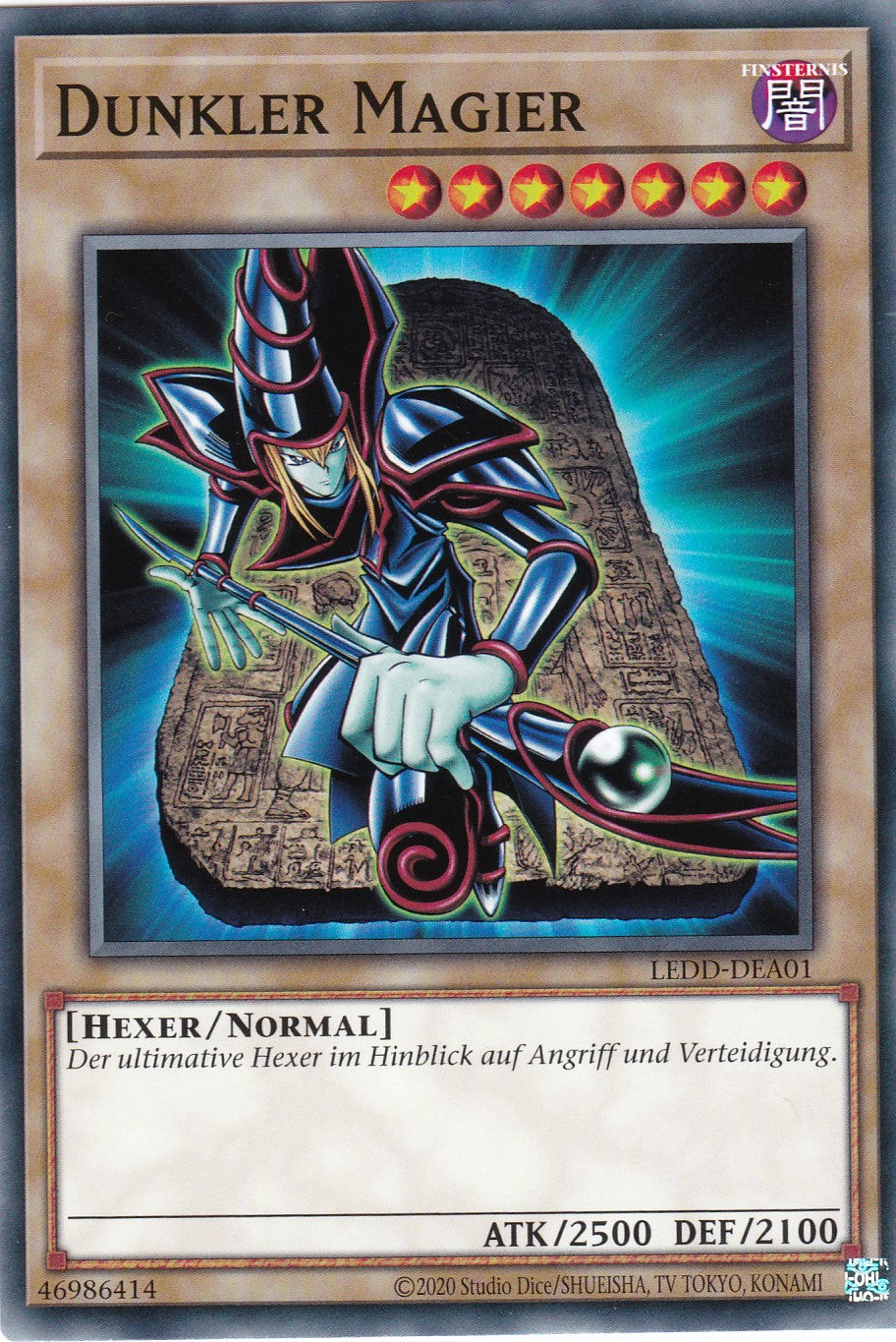 Dunkler Magier - LEDD-DEA01 - Common - Deutsch - Unlimitierte Auflage - Legendary Dragon Decks