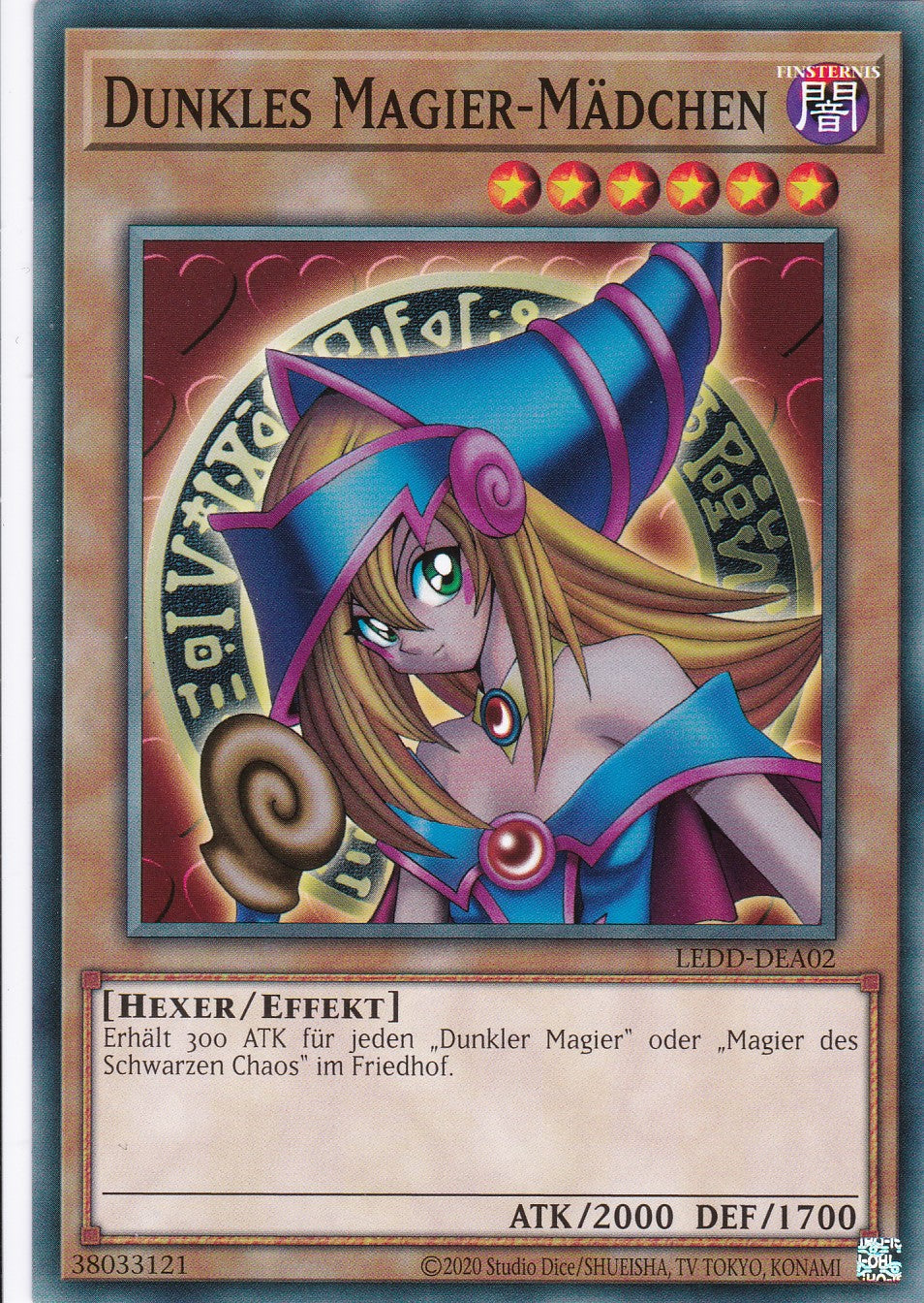 Dunkles Magier-Mädchen - LEDD-DEA02 - Common - Deutsch - Unlimitierte Auflage - Legendary Dragon Decks