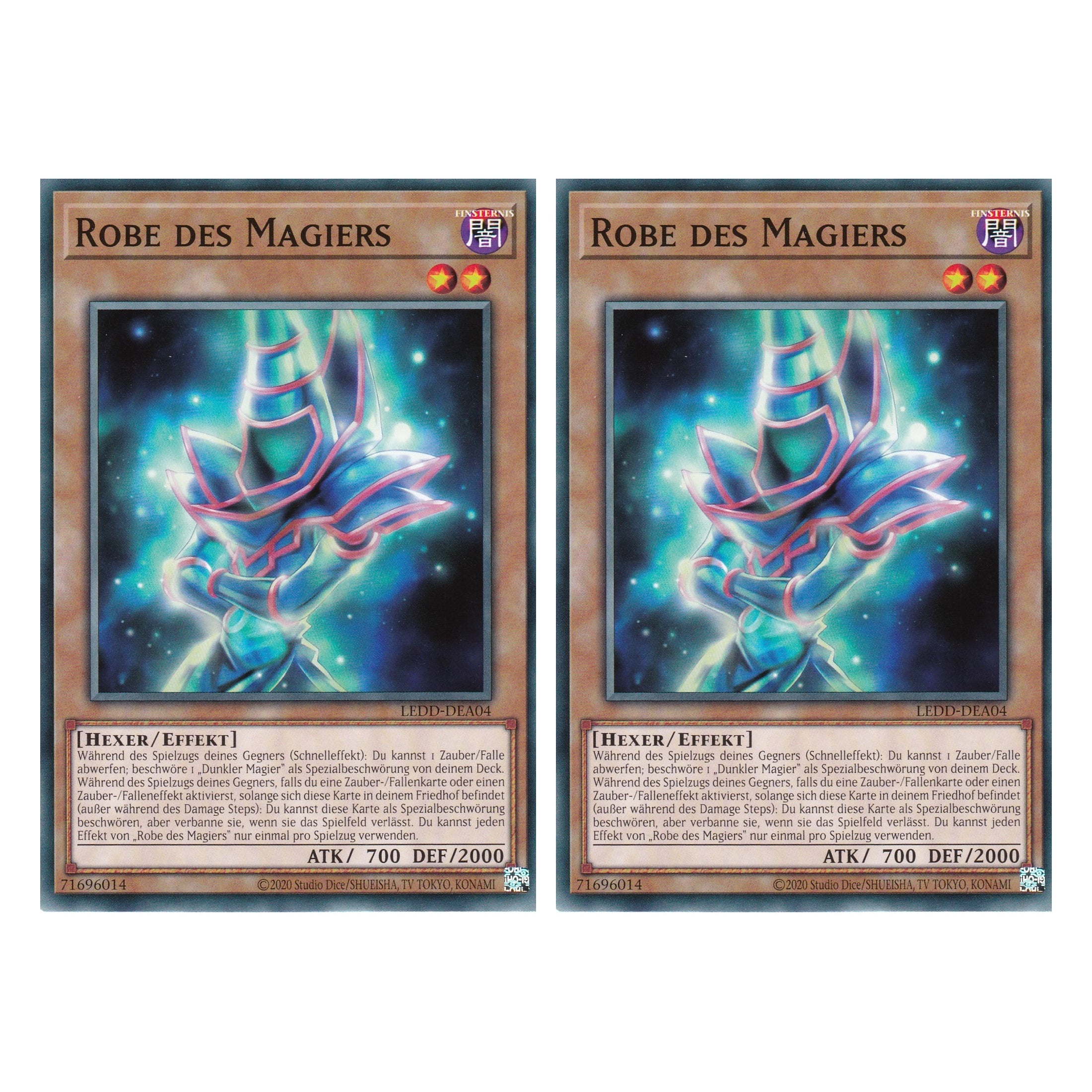 Robe des Magiers - LEDD-DEA04 - Common - Deutsch - 1. Auflage - Legendary Dragon Decks - Yu-Gi-Oh! - Duo Set (2 Stück)