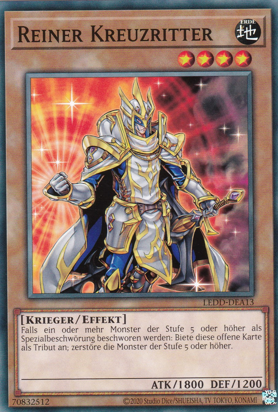 Reiner Kreuzritter - LEDD-DEA13 - Common - Deutsch - Unlimitierte Auflage - Legendary Dragon Decks