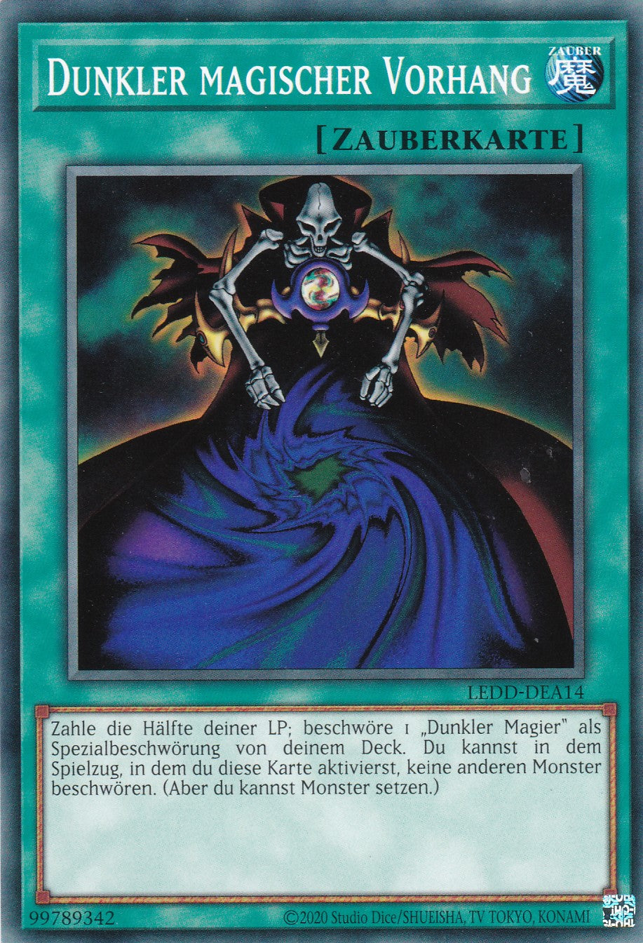 Dunkler magischer Vorhang - LEDD-DEA14 - Common - Deutsch - Unlimitierte Auflage - Legendary Dragon Decks