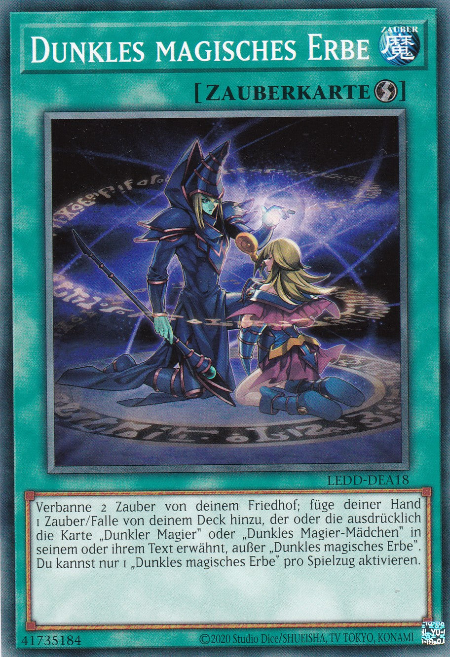 Dunkles magisches Erbe - LEDD-DEA19 - Common - Deutsch - Unlimitierte Auflage - Legendary Dragon Decks