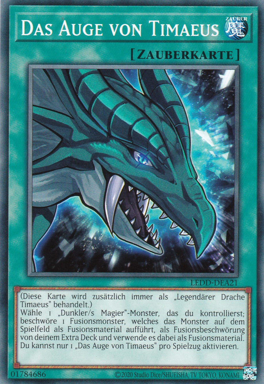 Das Auge von Timaeus - LEDD-DEA21 - Common - Deutsch - Unlimitierte Auflage - Legendary Dragon Decks