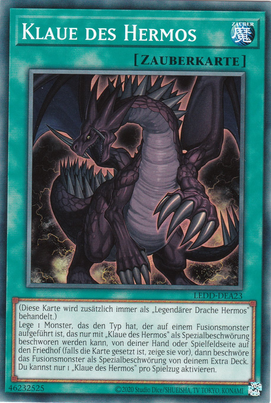 Klaue des Hermos - LEDD-DEA23 - Common - Deutsch - Unlimitierte Auflage - Legendary Dragon Decks