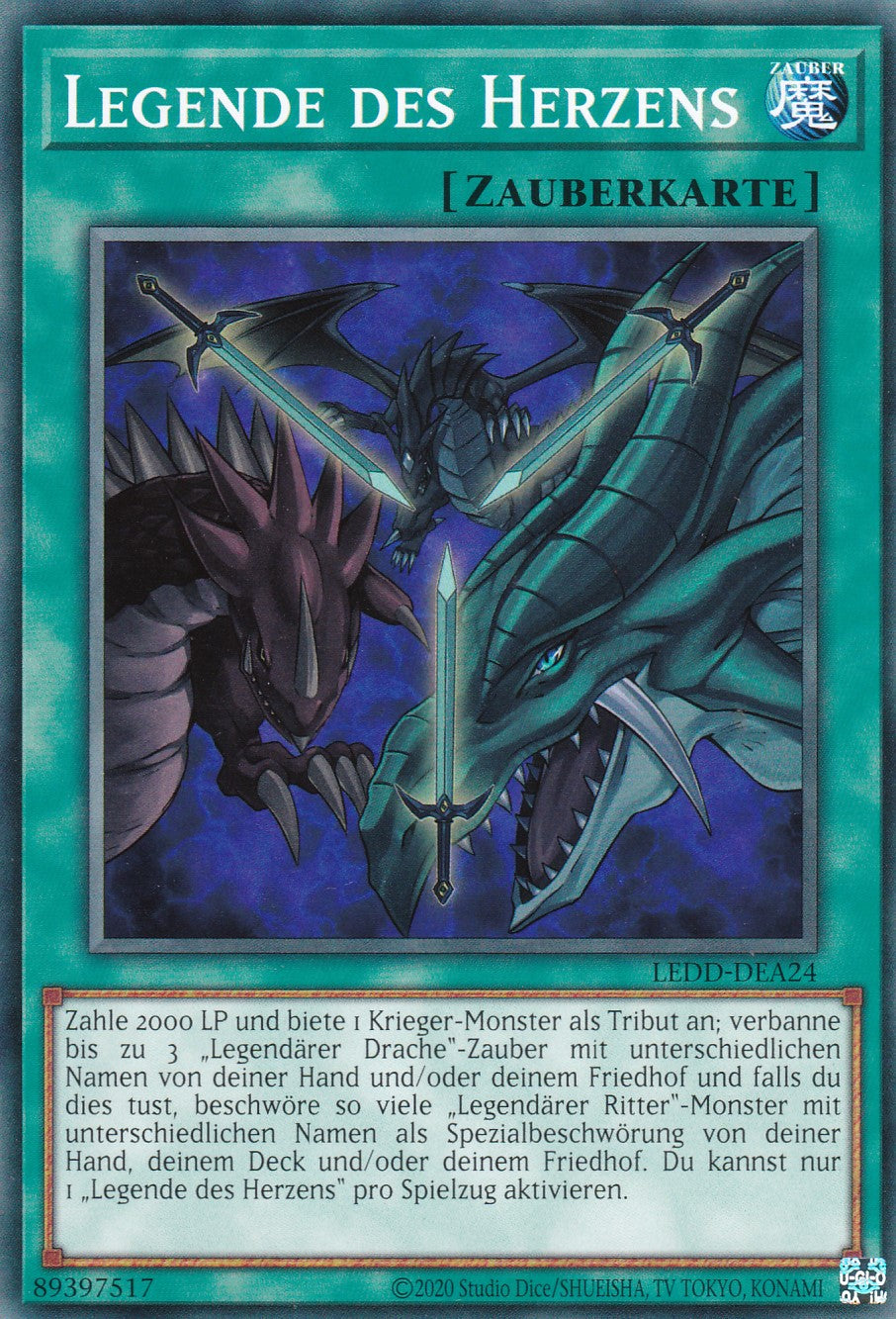 Legende des Herzens - LEDD-DEA24 - Common - Deutsch - Unlimitierte Auflage - Legendary Dragon Decks