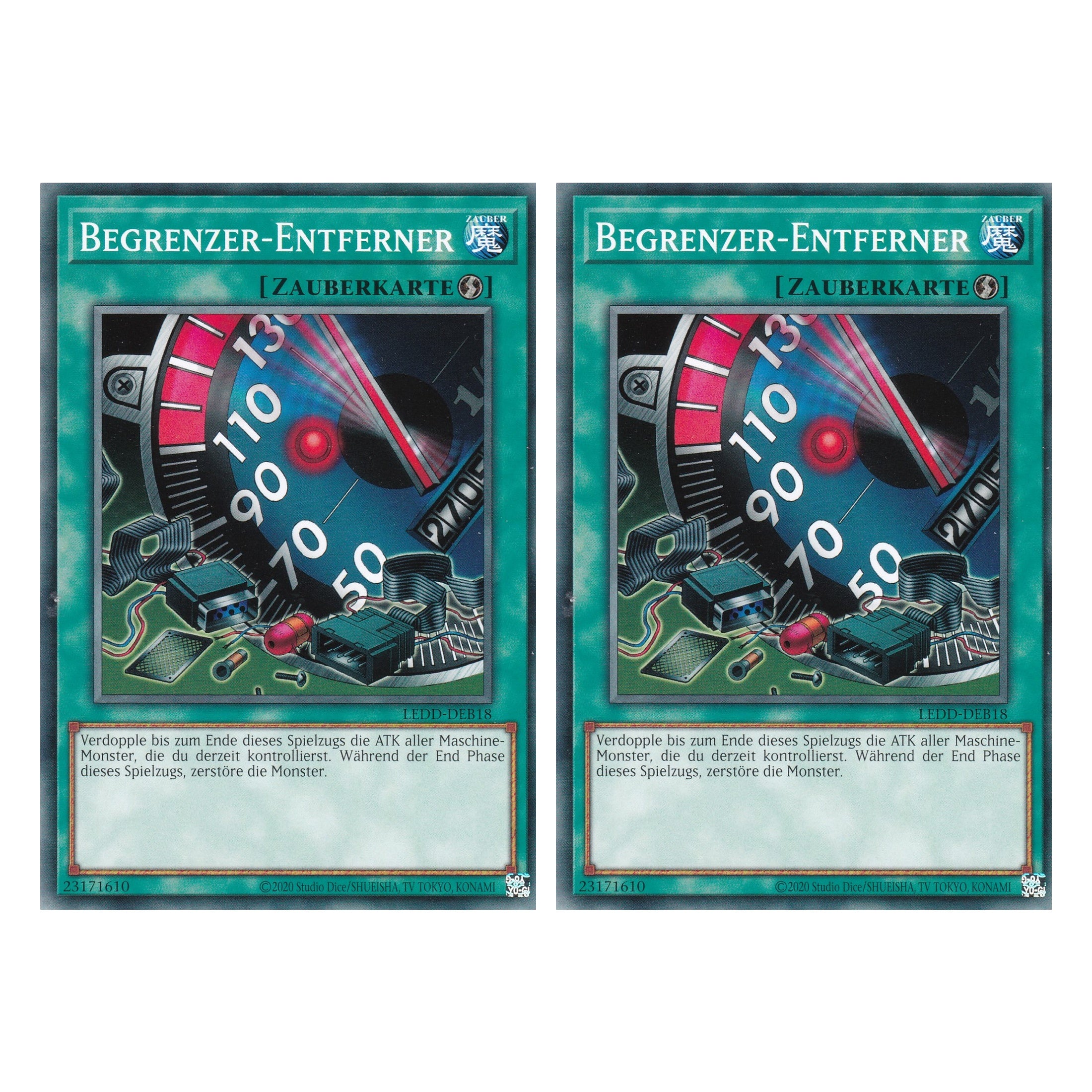 Begrenzer-Entferner - LEDD-DEB18 - Common - Deutsch - 1. Auflage - Legendary Dragon Decks - Yu-Gi-Oh! - Duo Set (2 Stück)
