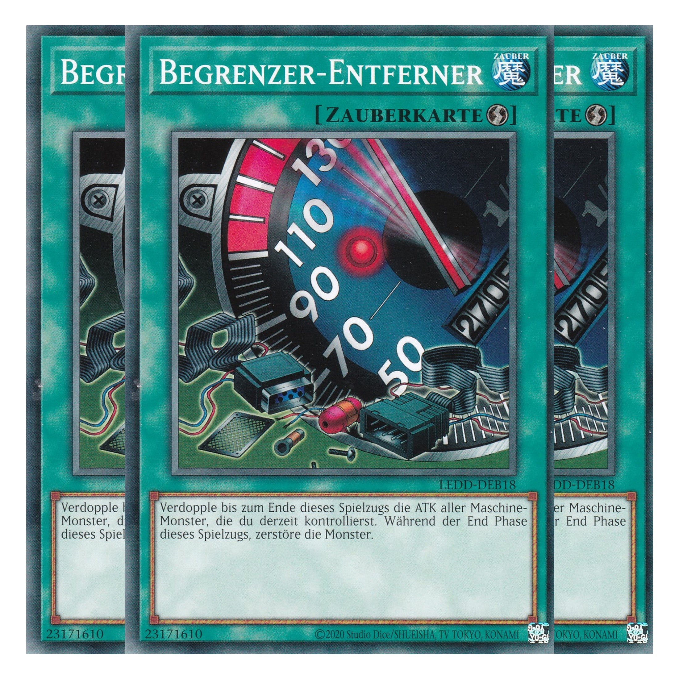Begrenzer-Entferner - LEDD-DEB18 - Common - Deutsch - 1. Auflage - Legendary Dragon Decks - Yu-Gi-Oh! - Playset (3 Kopien)