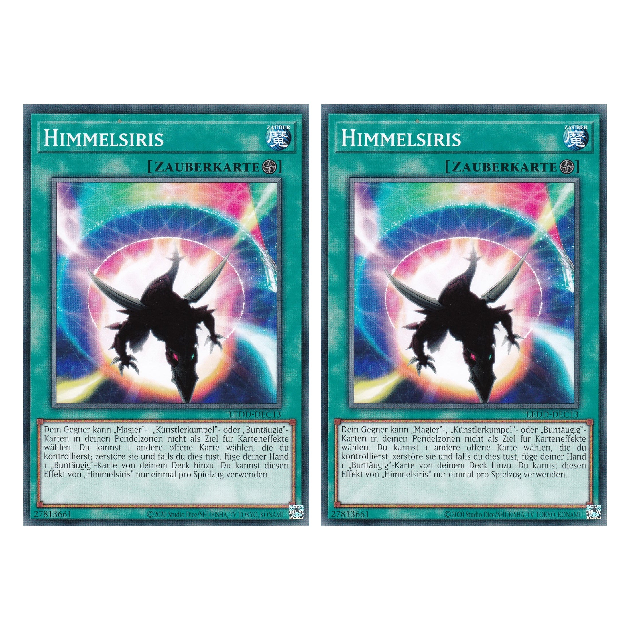 Himmelsiris - LEDD-DEC13 - Common - Deutsch - 1. Auflage - Legendary Dragon Decks - Yu-Gi-Oh! - Duo Set (2 Stück)