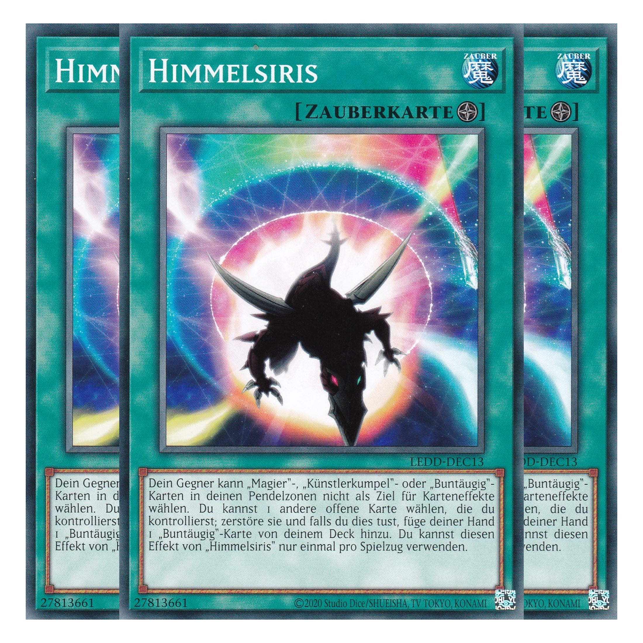 Himmelsiris - LEDD-DEC13 - Common - Deutsch - 1. Auflage - Legendary Dragon Decks - Yu-Gi-Oh! - Playset (3 Kopien)