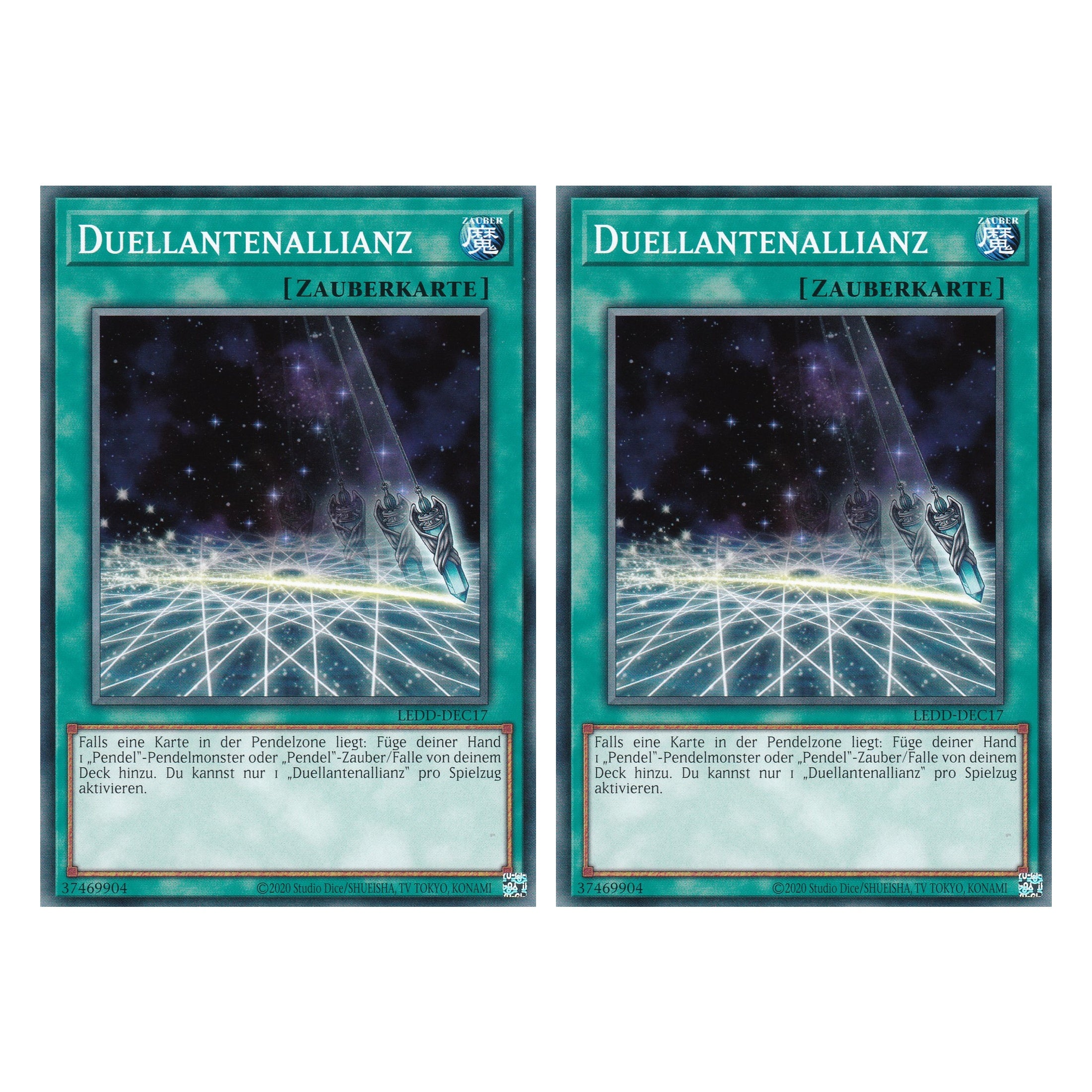 Duellantenallianz - LEDD-DEC17 - Common - Deutsch - 1. Auflage - Legendary Dragon Decks - Yu-Gi-Oh! - Duo Set (2 Stück)