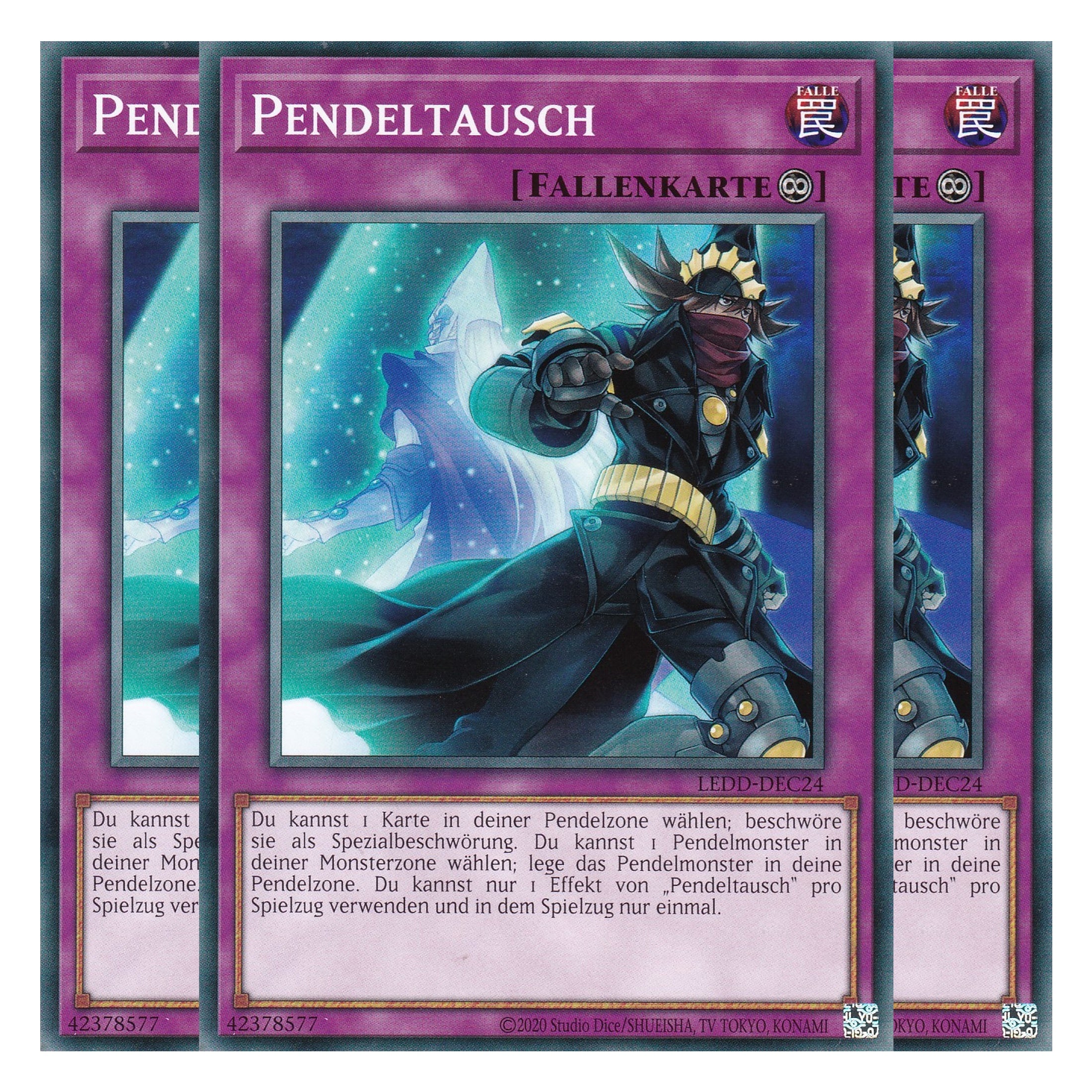 Pendeltausch - LEDD-DEC24 - Common - Deutsch - 1. Auflage - Legendary Dragon Decks - Yu-Gi-Oh! - Playset (3 Kopien)