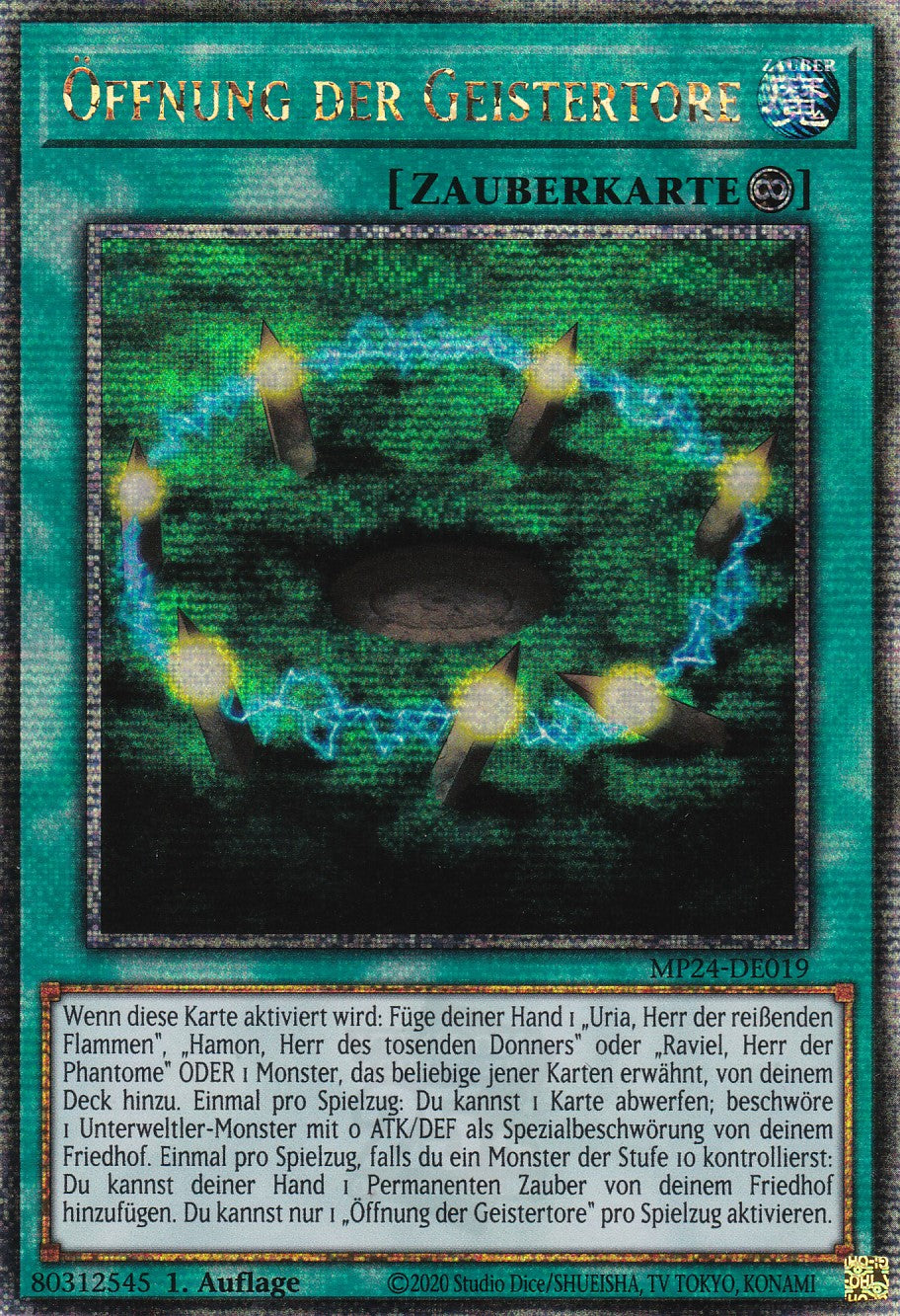 Öffnung der Geistertore - MP24-DE019 - Quarter Century Secret Rare - Deutsch - 1. Auflage - 25th Anniversary Tin: Dueling Mirrores
