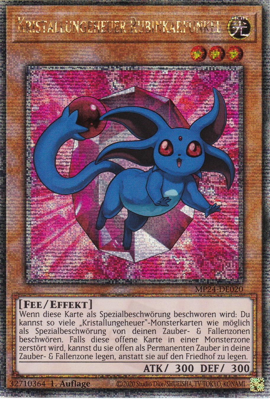 Kristallungeheuer Rubinkarfunkel - MP24-DE020 - Quarter Century Secret Rare - Deutsch - 1. Auflage - 25th Anniversary Tin: Dueling Mirrores