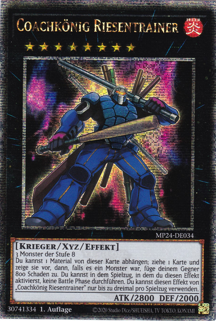 Coachkönig Riesentrainer - MP24-DE034 - Quarter Century Secret Rare - Deutsch - 1. Auflage - 25th Anniversary Tin: Dueling Mirrores