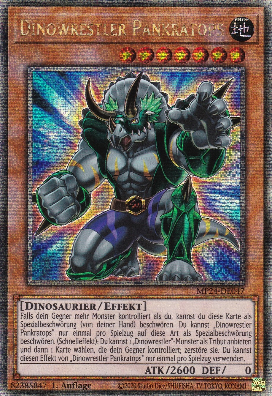 Dinowrestler Pankratops - MP24-DE047 - Quarter Century Secret Rare - Deutsch - 1. Auflage - 25th Anniversary Tin: Dueling Mirrores
