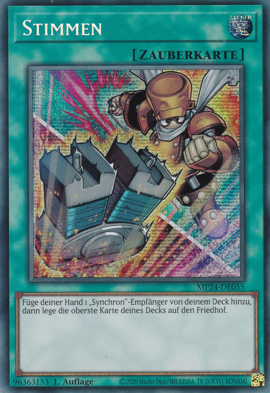Stimmen - MP24-DE055 - Secret Rare - Deutsch - 1. Auflage - 25th Anniversary Tin: Dueling Mirrores