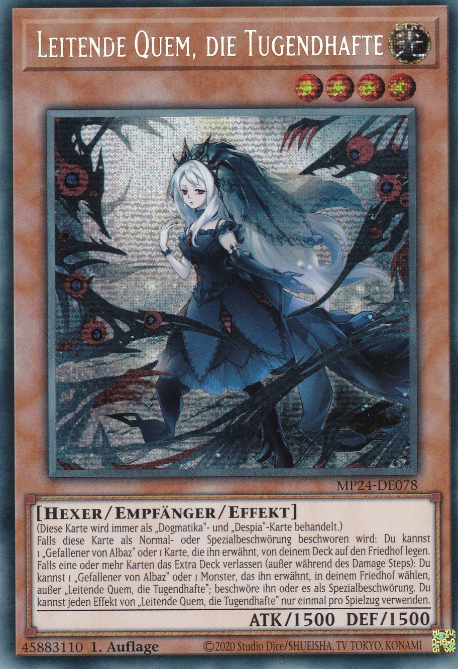 Leitende Quem, die Tugendhafte - MP24-DE078 - Secret Rare - Deutsch - 1. Auflage - 25th Anniversary Tin: Dueling Mirrores