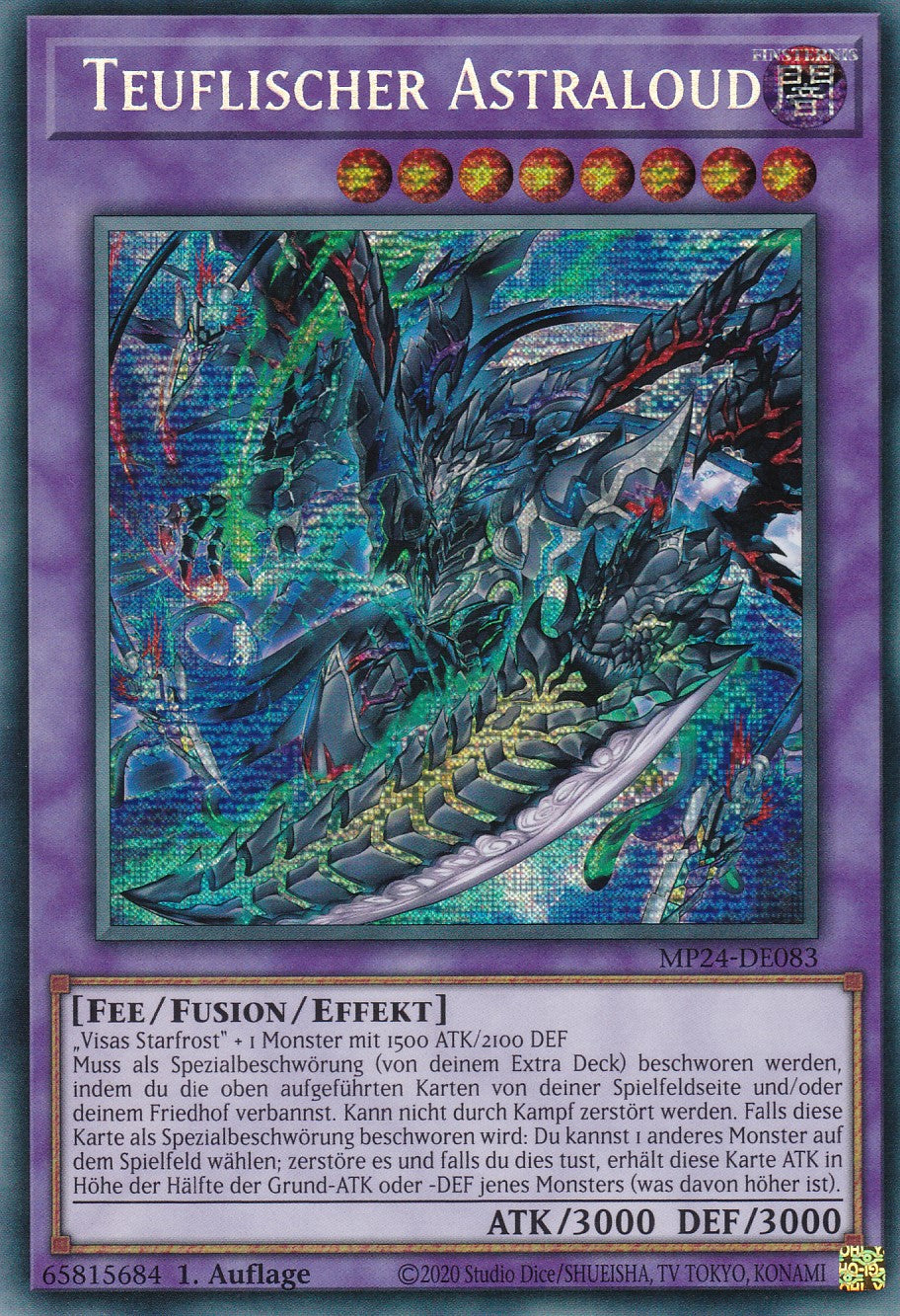 Teuflischer Astraloud - MP24-DE083 - Secret Rare - Deutsch - 1. Auflage - 25th Anniversary Tin: Dueling Mirrores