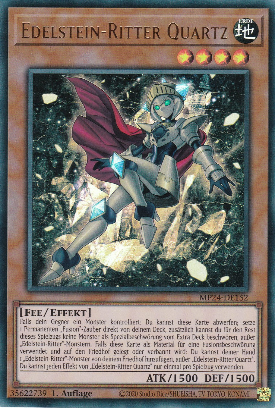 Edelstein-Ritter Quartz - MP24-DE152 - Ultra Rare - Deutsch - 1. Auflage - 25th Anniversary Tin: Dueling Mirrores