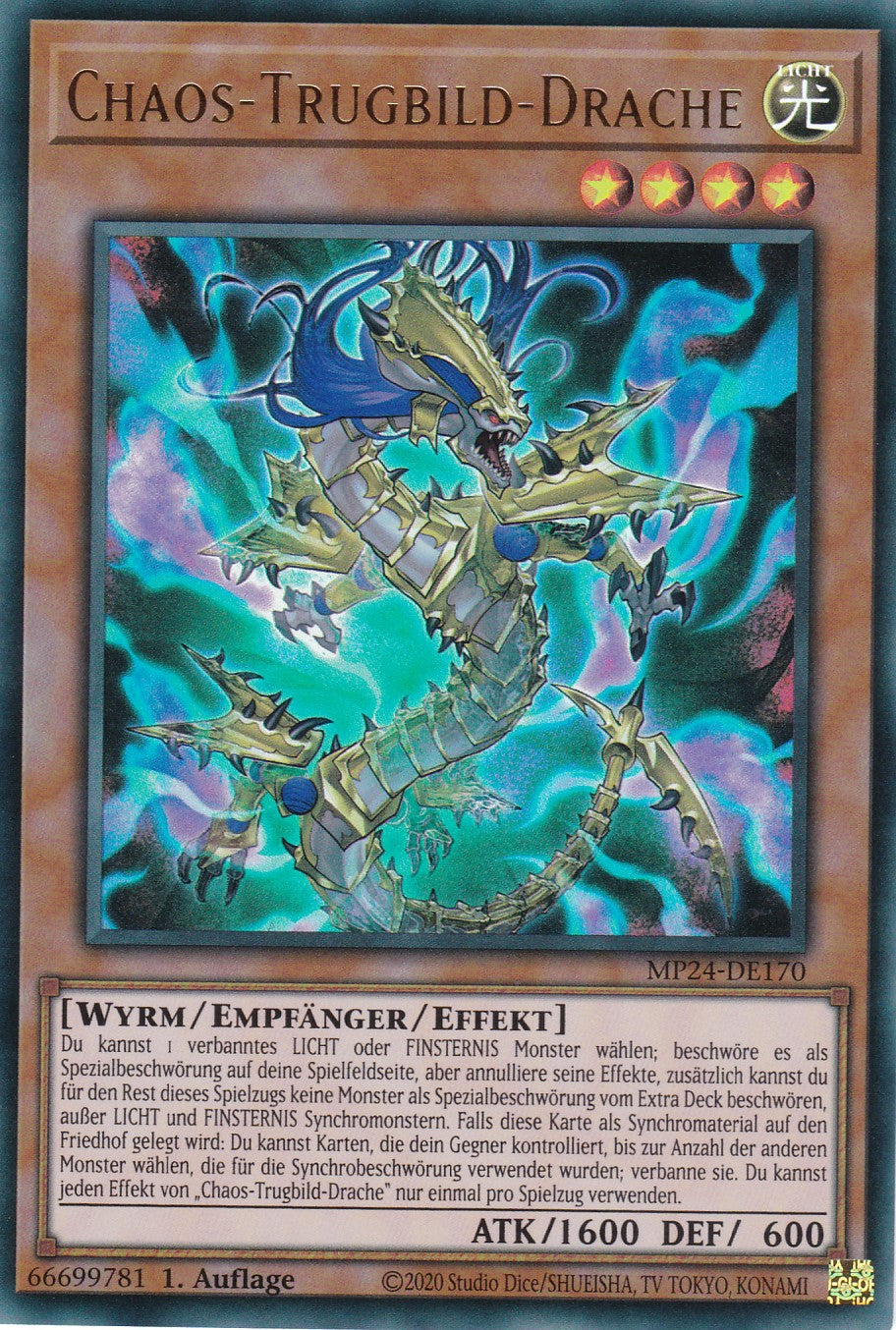 Chaos-Trugbild-Drache - MP24-DE170 - Ultra Rare - Deutsch - 1. Auflage - 25th Anniversary Tin: Dueling Mirrores