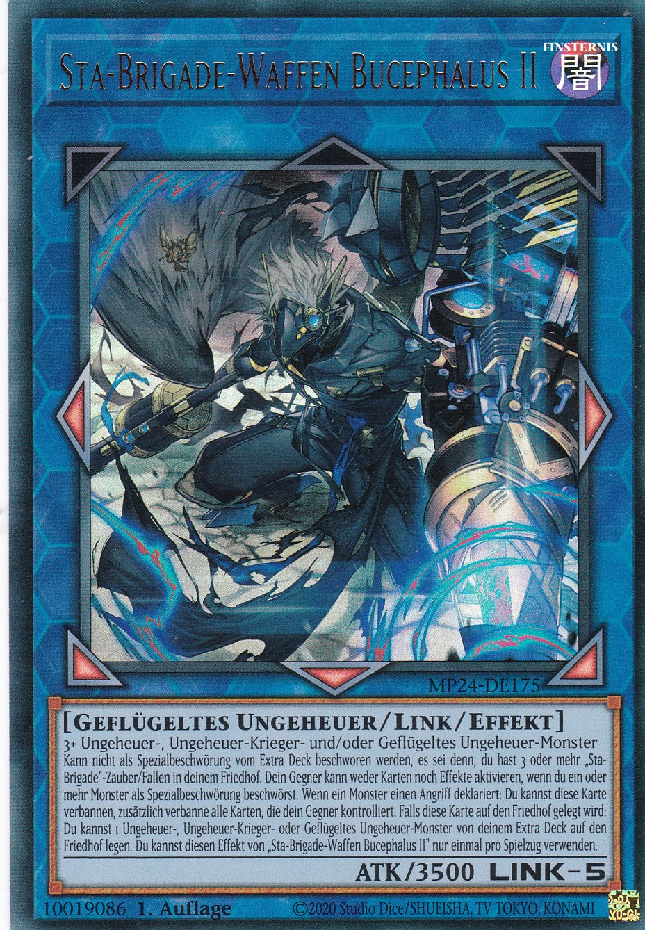 Sta-Brigade-Waffen Bucephalus II - MP24-DE175 - Ultra Rare - Deutsch - 1. Auflage - 25th Anniversary Tin: Dueling Mirrores