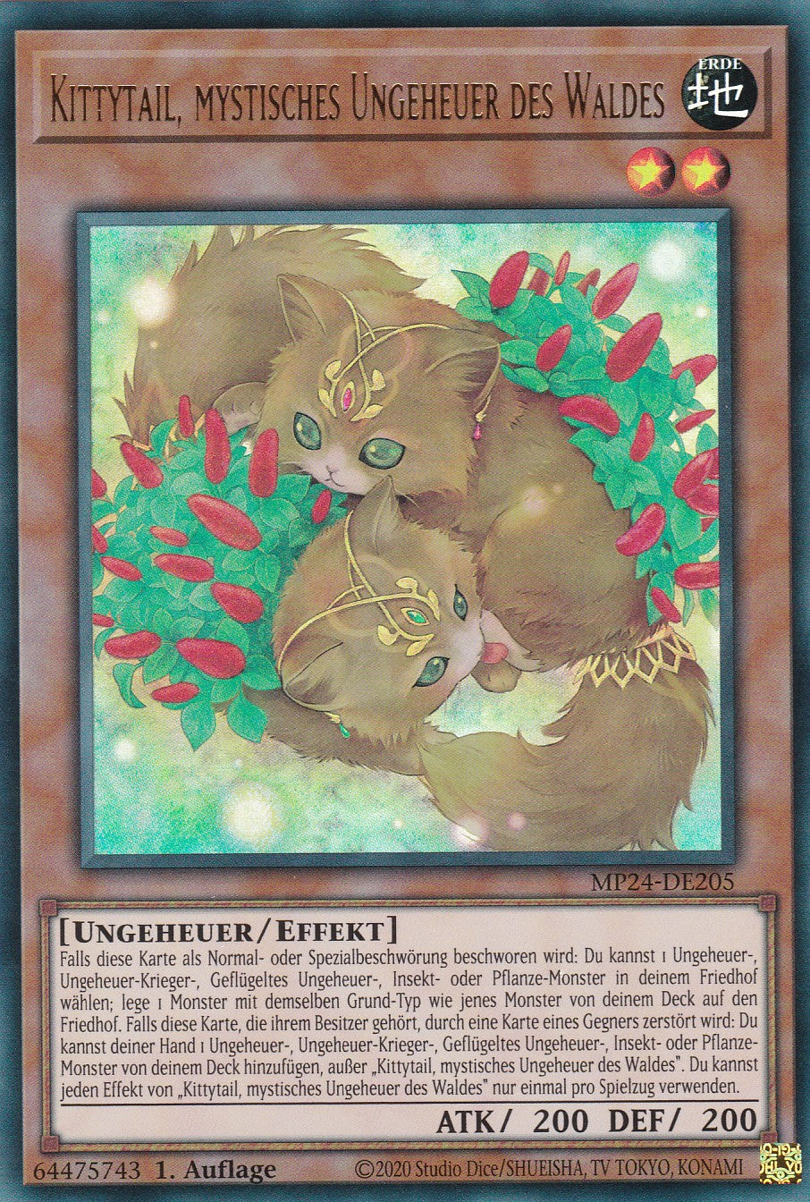 Kittytail, mystisches Ungeheuer des Waldes - MP24-DE205 - Ultra Rare - Deutsch - 1. Auflage - 25th Anniversary Tin: Dueling Mirrores