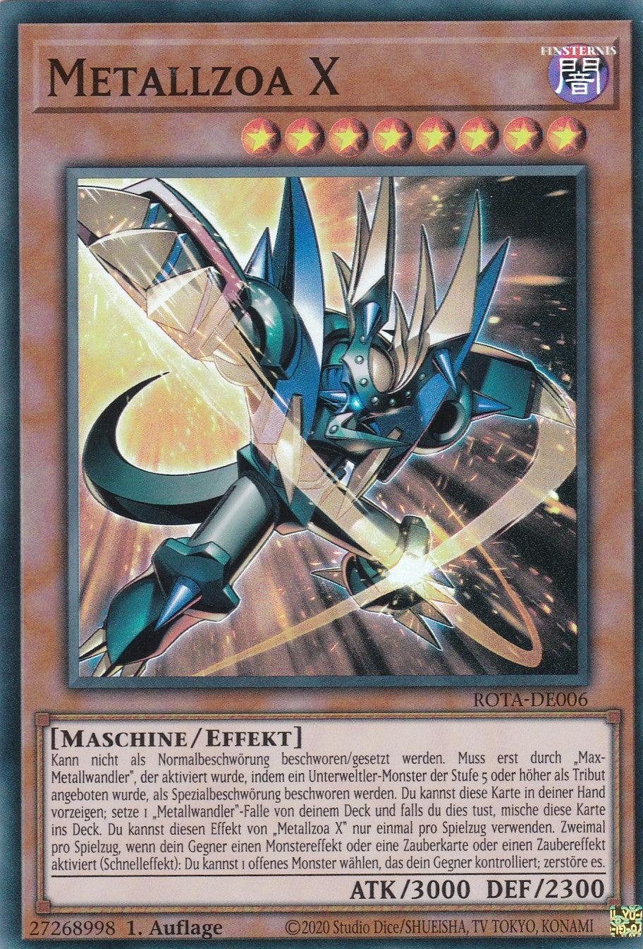 Metallzoa X - ROTA-DE006 - Super Rare - Deutsch - 1. Auflage - Rage of the Abyss