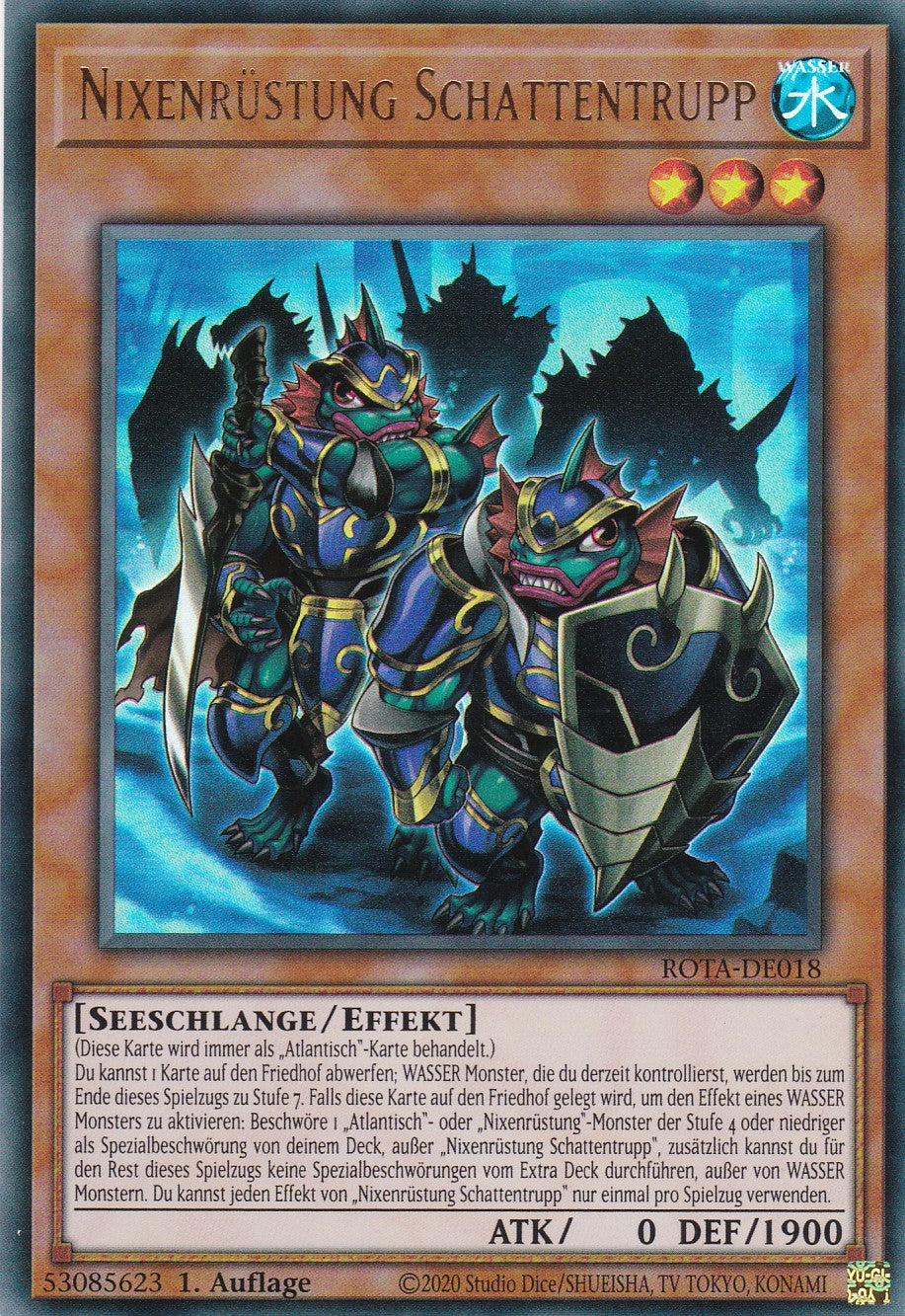 Nixenrüstung Schattentrupp - ROTA-DE018 - Ultra Rare - Deutsch - 1. Auflage - Rage of the Abyss