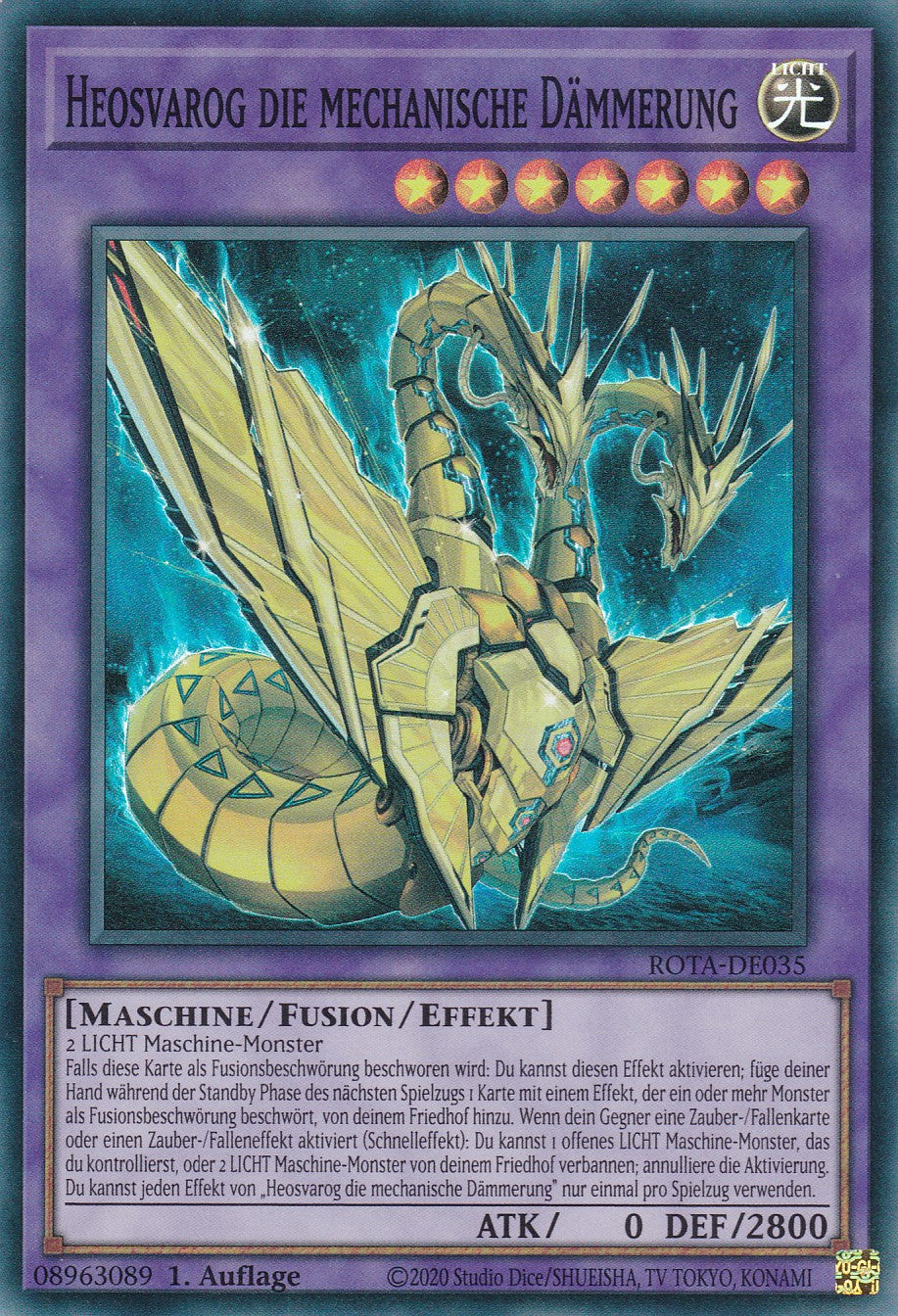 Heosvarog die mechanische Dämmerung - ROTA-DE035 - Super Rare - Deutsch - 1. Auflage - Rage of the Abyss