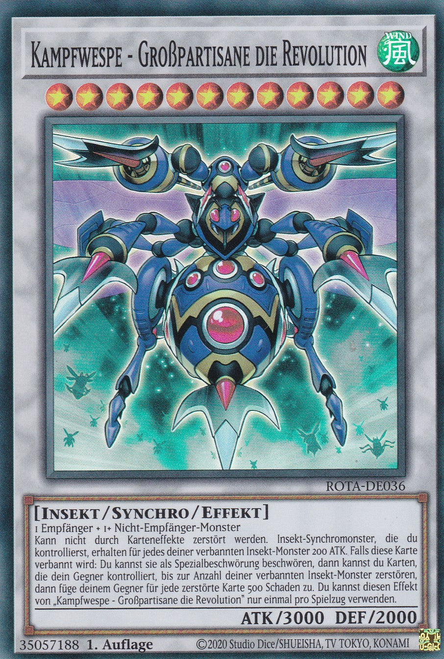 Kampfwespe - Großpartisane die Revolution - ROTA-DE036 - Super Rare - Deutsch - 1. Auflage - Rage of the Abyss