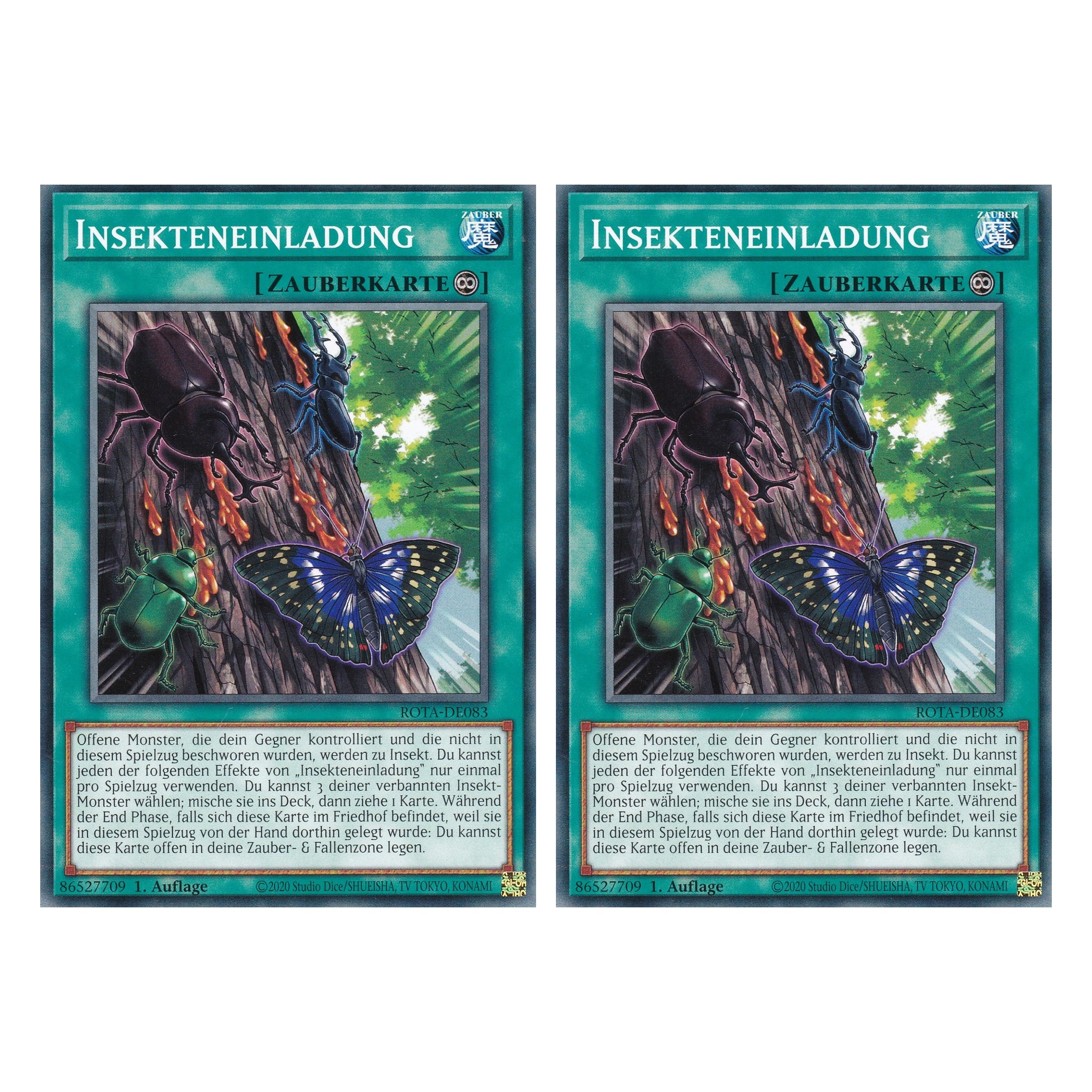 Insekteneinladung - ROTA-DE083 - Common - Deutsch - 1. Auflage - Rage of the Abyss - Duo Set (2 Stück) - Yu-Gi-Oh!