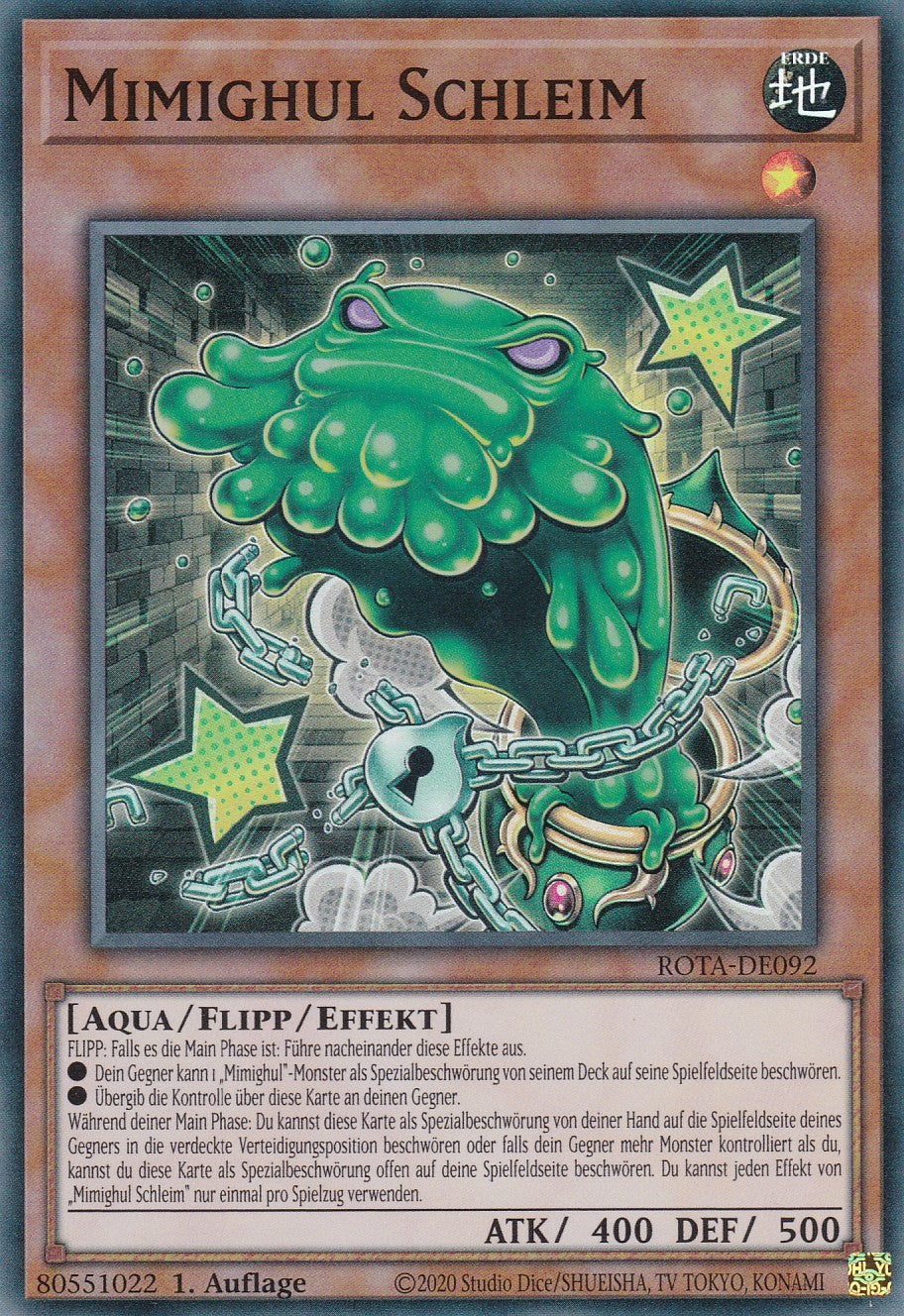 Mimighul Schleim - ROTA-DE092 - Super Rare - Deutsch - 1. Auflage - Rage of the Abyss