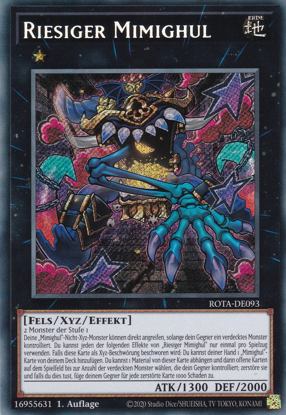Riesiger Mimighul - ROTA-DE093 - Secret Rare - Deutsch - 1. Auflage - Rage of the Abyss