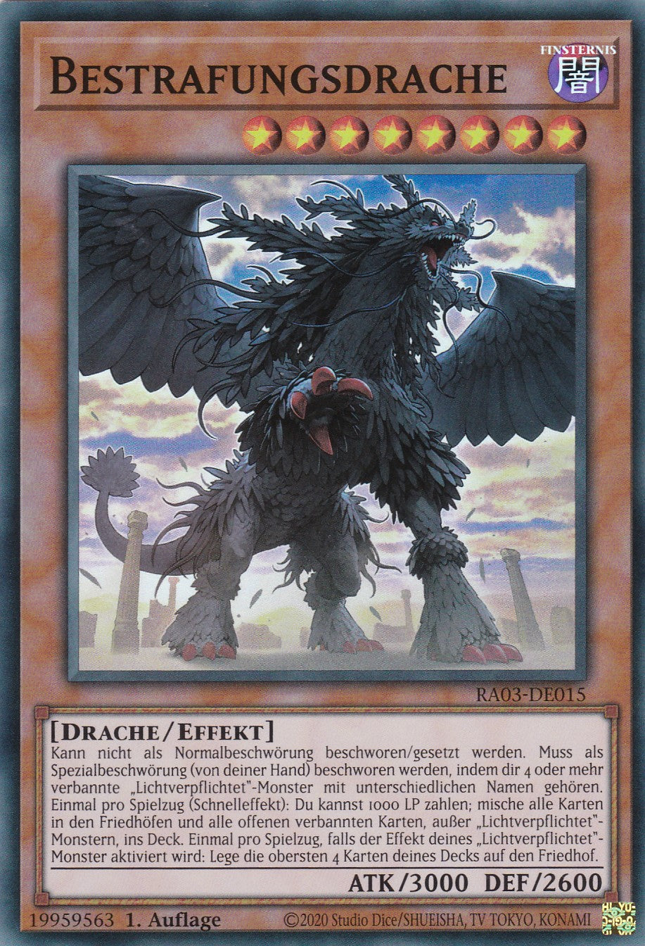 Bestrafungsdrache - RA03-DE015 - Super Rare - Deutsch - 1. Auflage - Quarter Century Bonanza